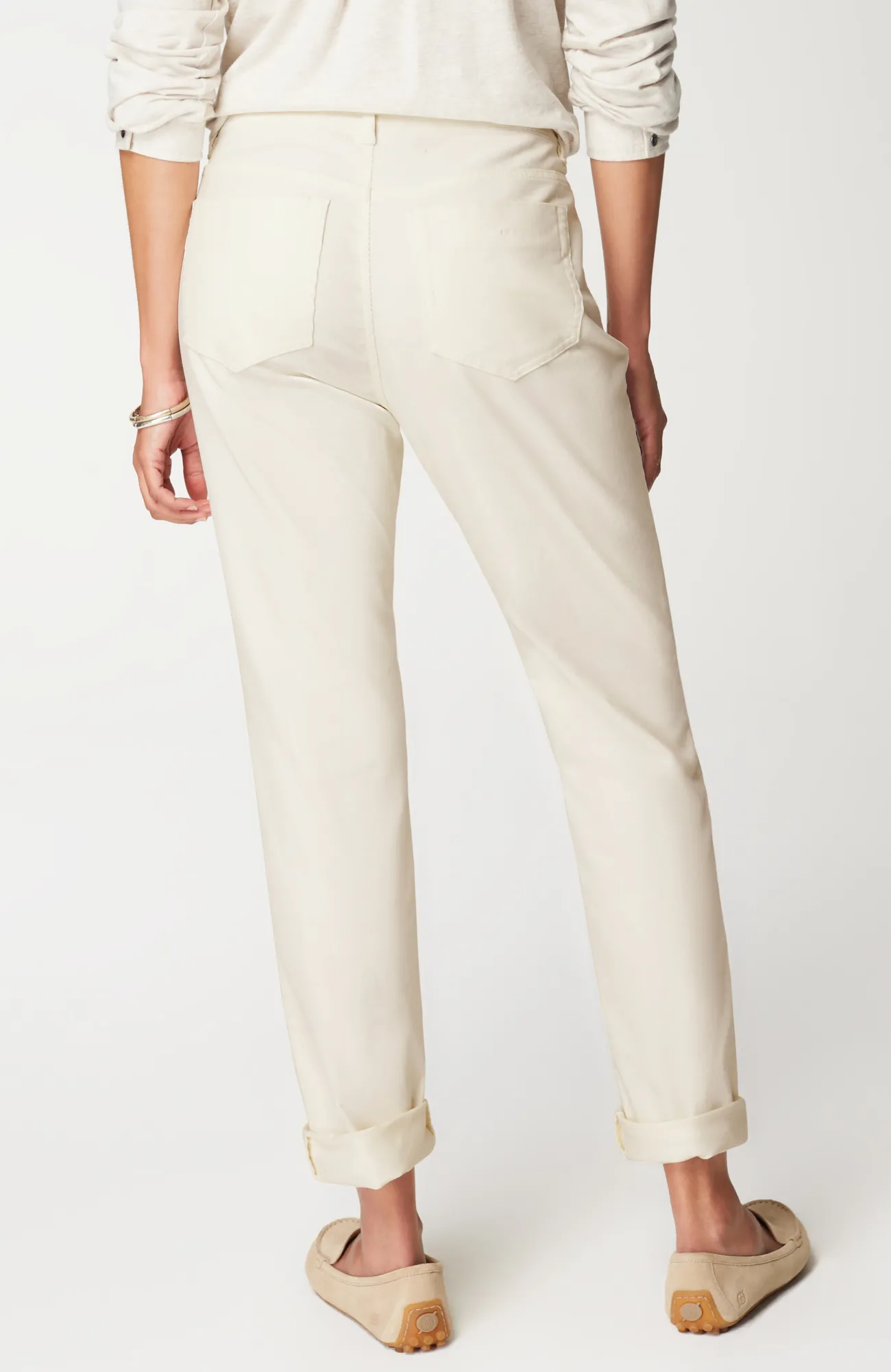J.Jill Authentic Fit Slim-Leg Corduroy Pants Spiced Wine Best Sale