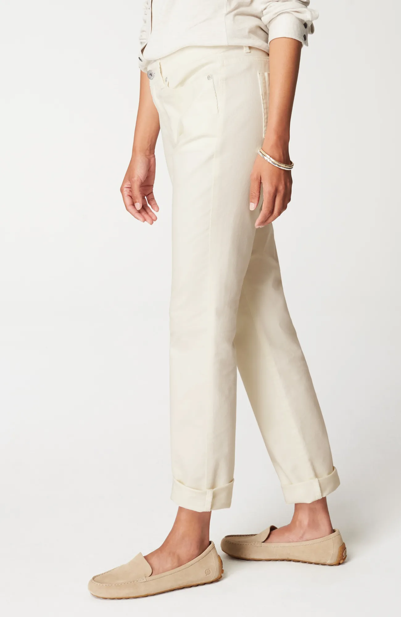 J.Jill Authentic Fit Slim-Leg Corduroy Pants Spiced Wine Best Sale