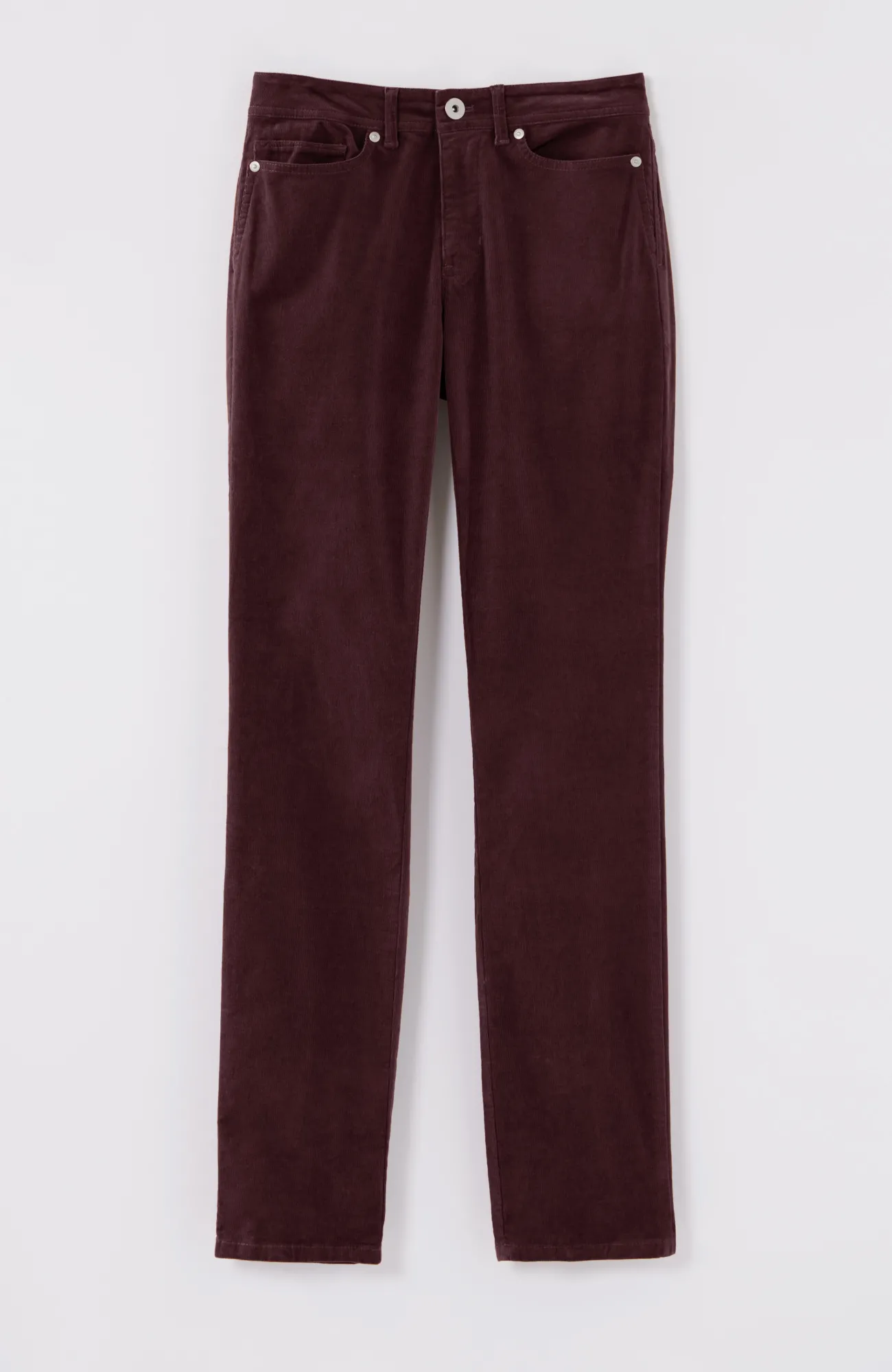 J.Jill Authentic Fit Slim-Leg Corduroy Pants Spiced Wine Best Sale