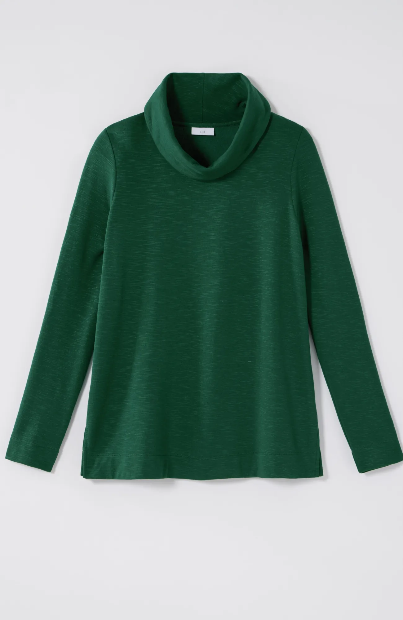 J.Jill Brushed-Fleece Cowl-Neck Knit Top New