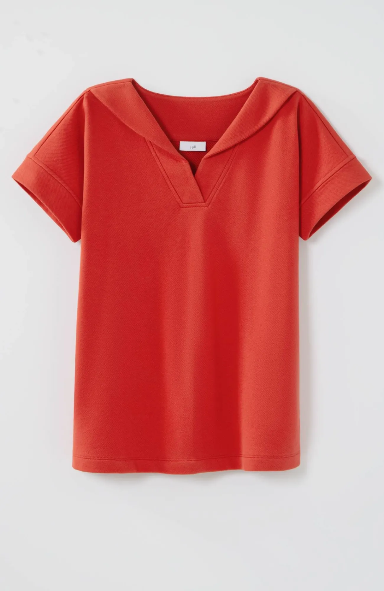 J.Jill Collared Short-Sleeve Sweatshirt Discount