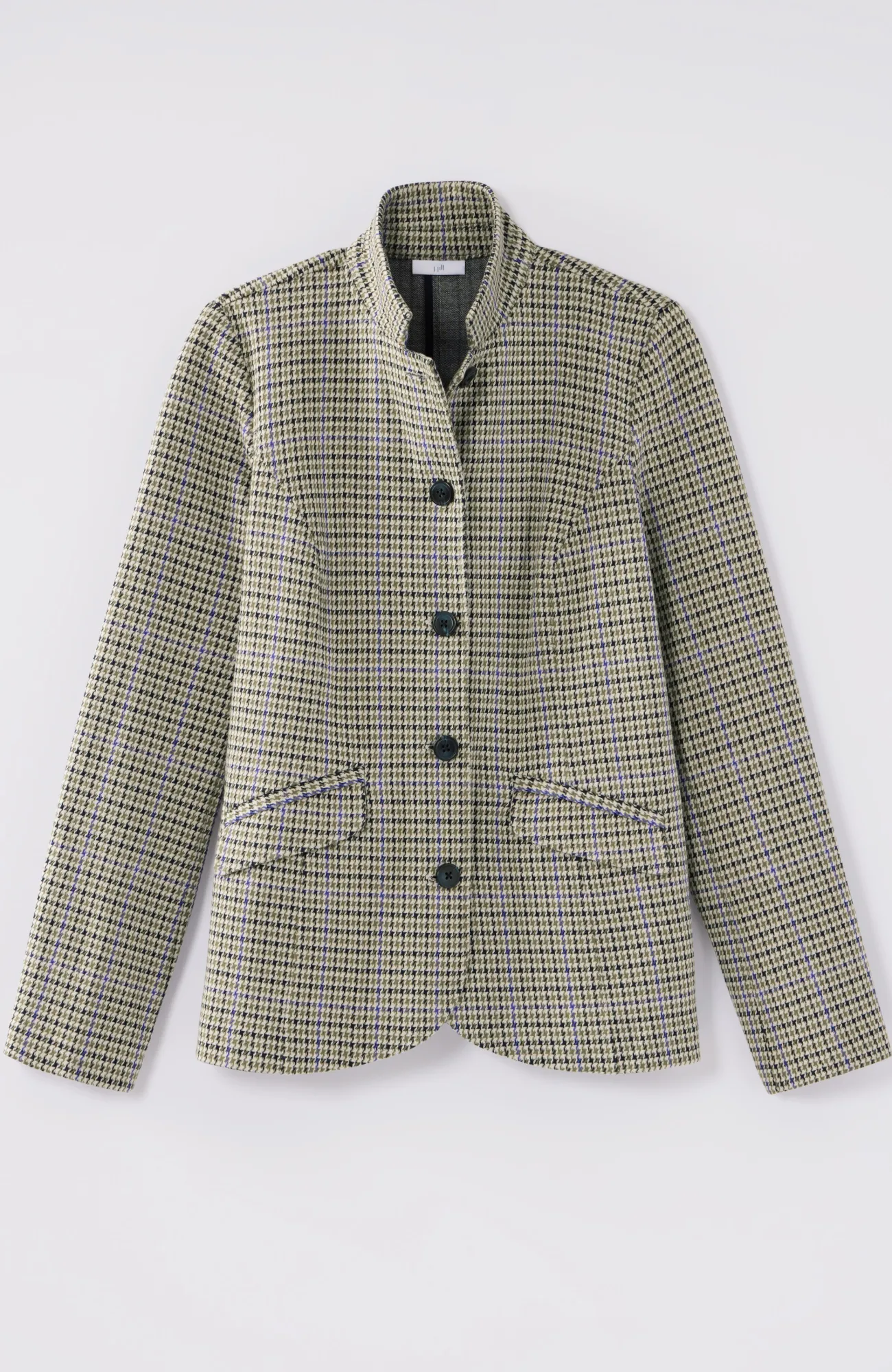 J.Jill Convertible-Collar Knit Blazer Barley Multi Cheap