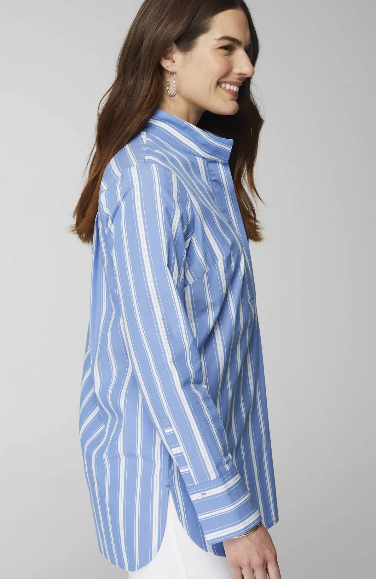 J.Jill Cotton Stand-Collar Tunic Best Sale