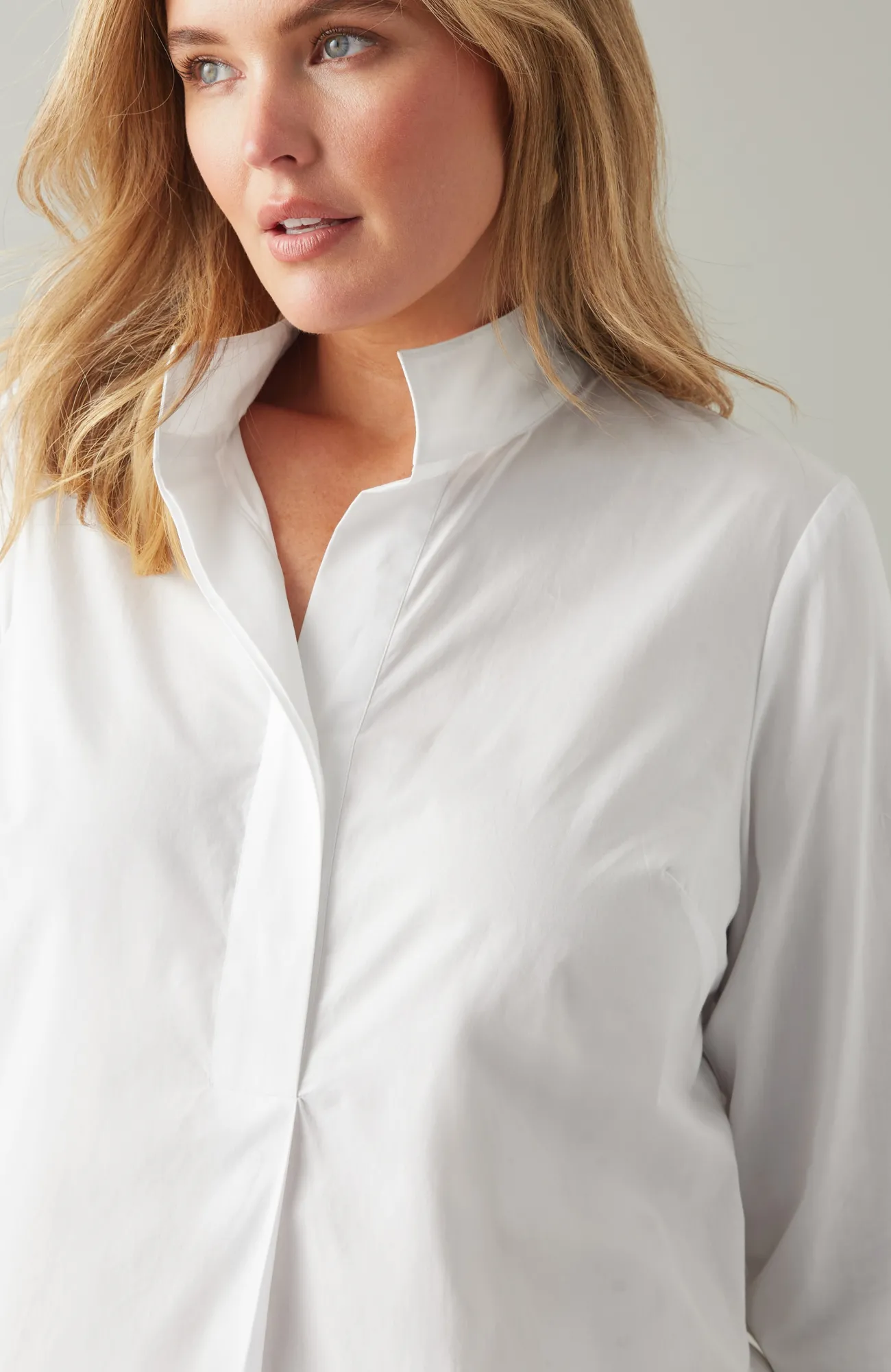 J.Jill Cotton Stand-Collar Tunic Best Sale