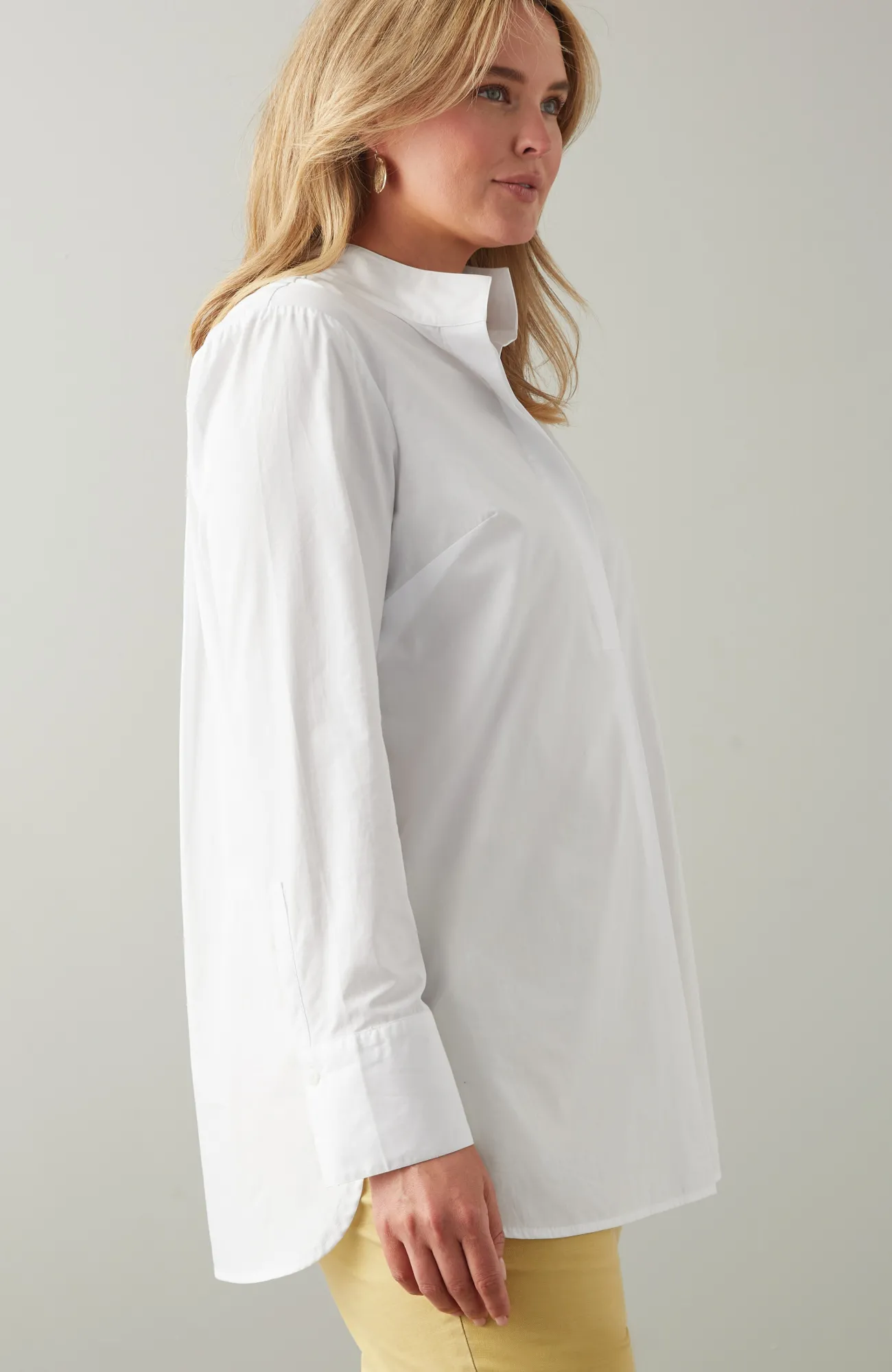 J.Jill Cotton Stand-Collar Tunic Best Sale