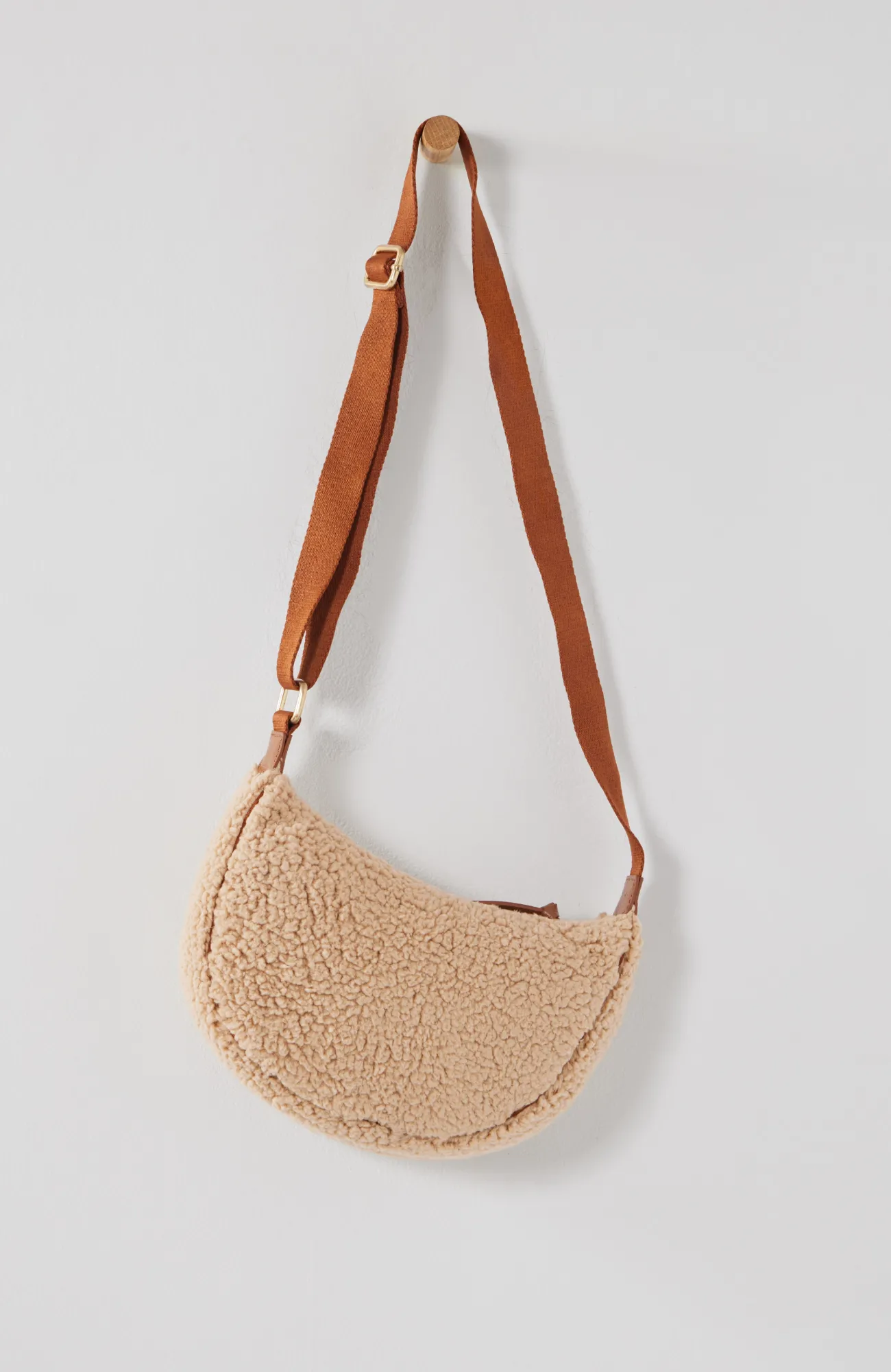 J.Jill Crescent Sling Bag Warm Natural Best