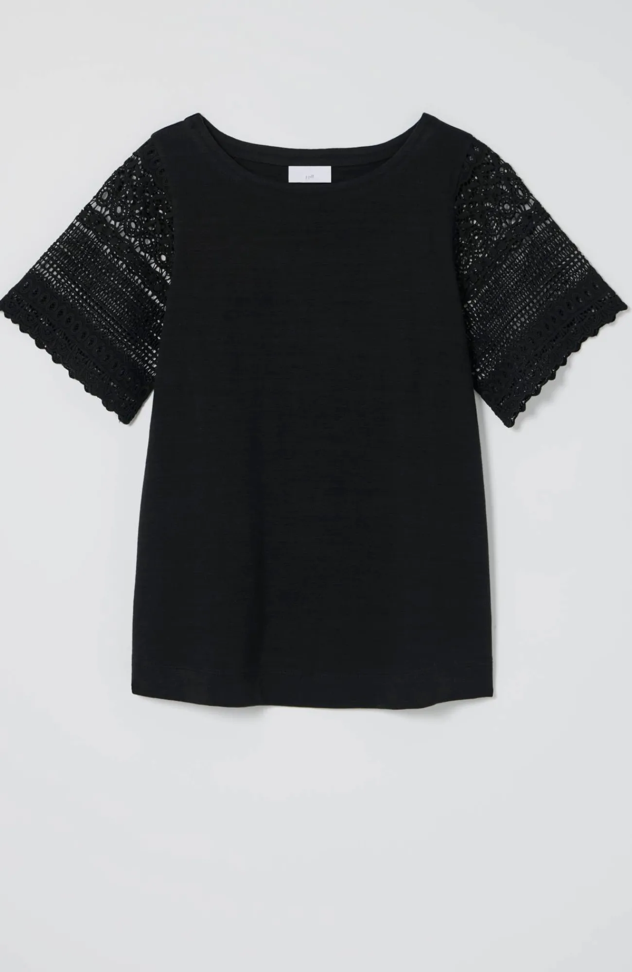 J.Jill Crochet-Sleeve Top Best