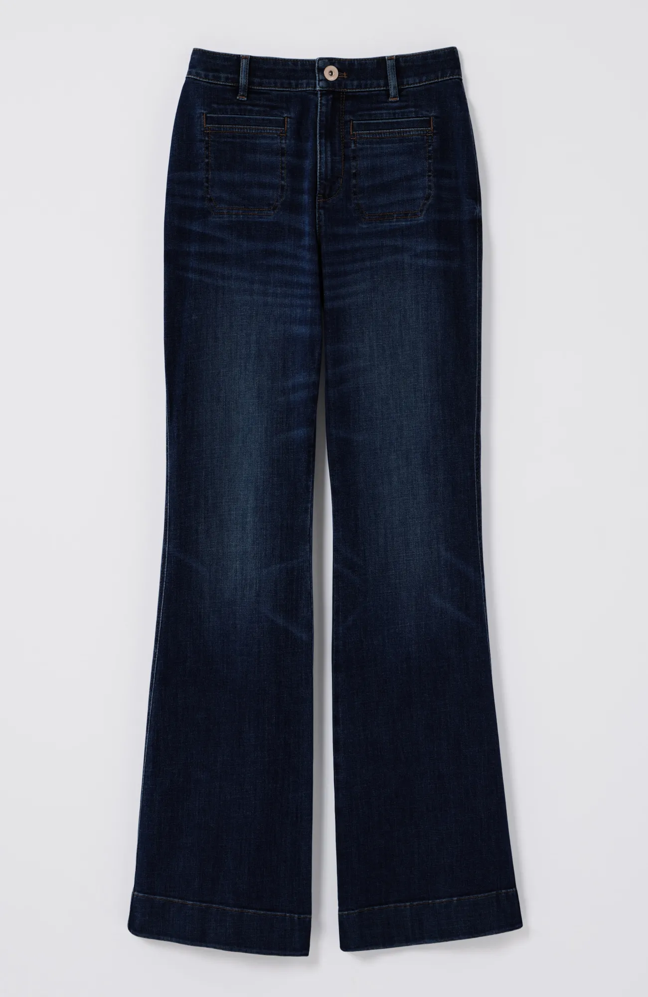 J.Jill Curvy-Fit Flare Jeans Tremont Wash Store