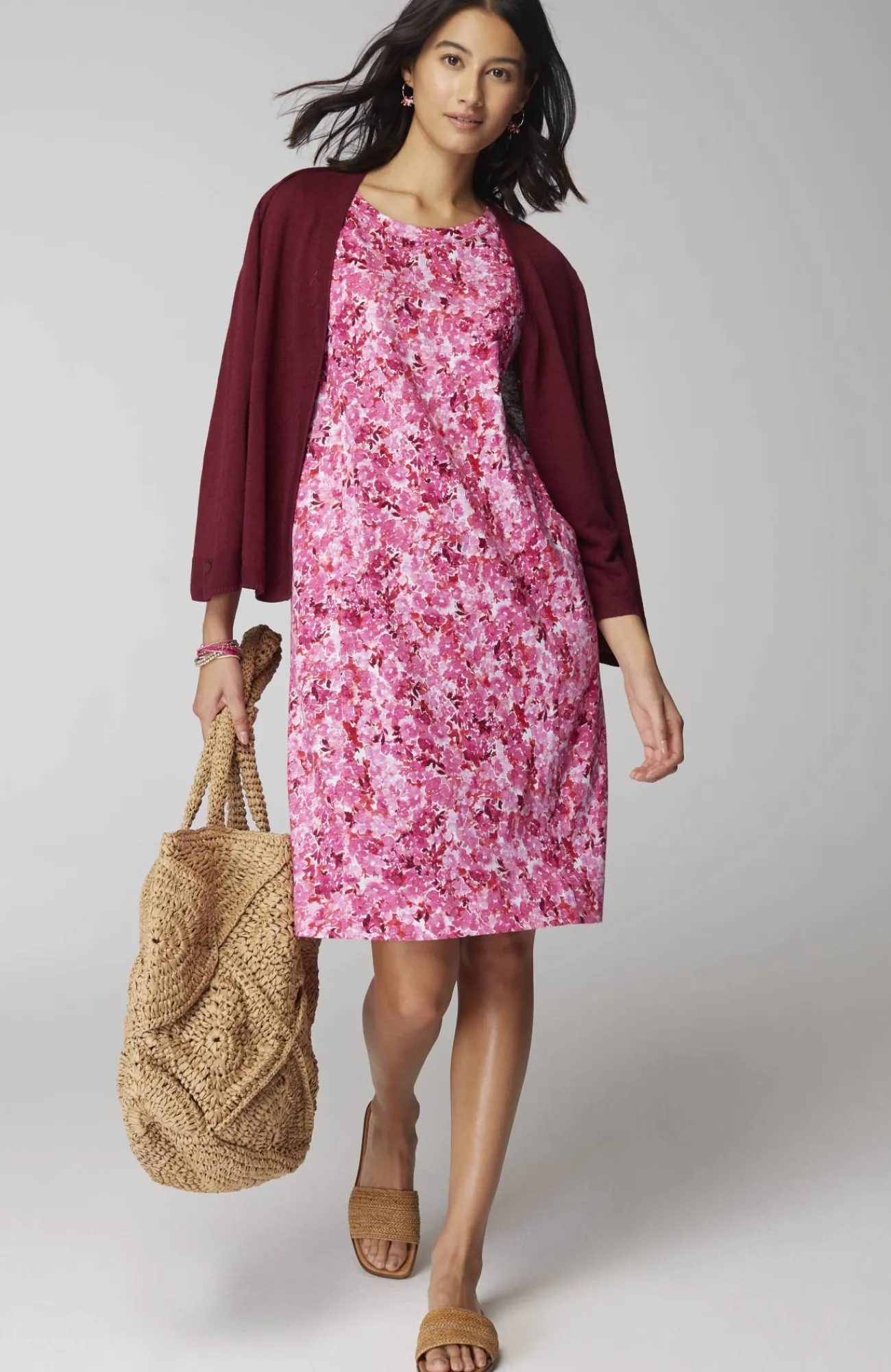 J.Jill Easy Seamed Dress Hot