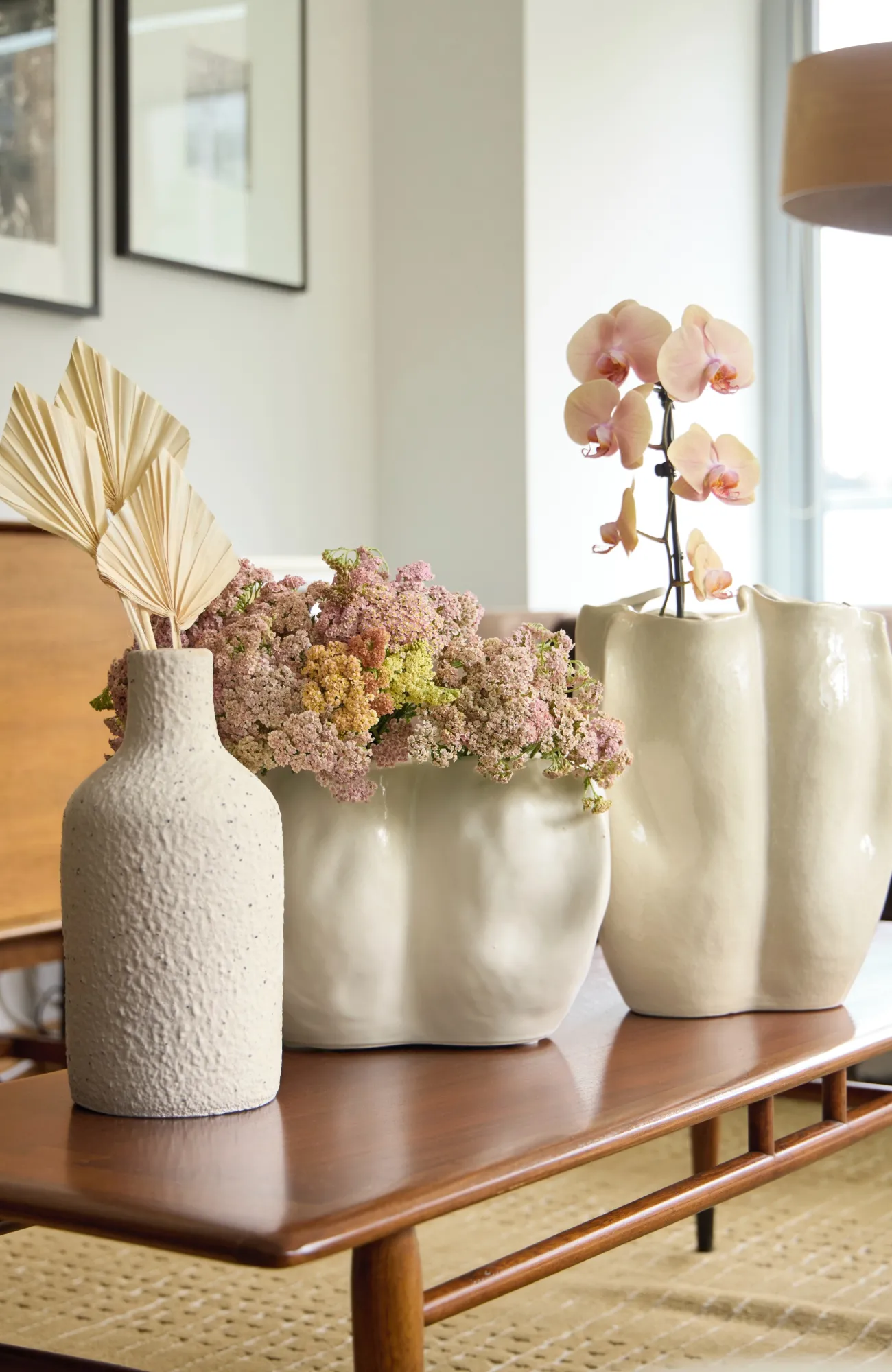 J.Jill Elements Tall Terra-Cotta Vase Warm White/grey Shop