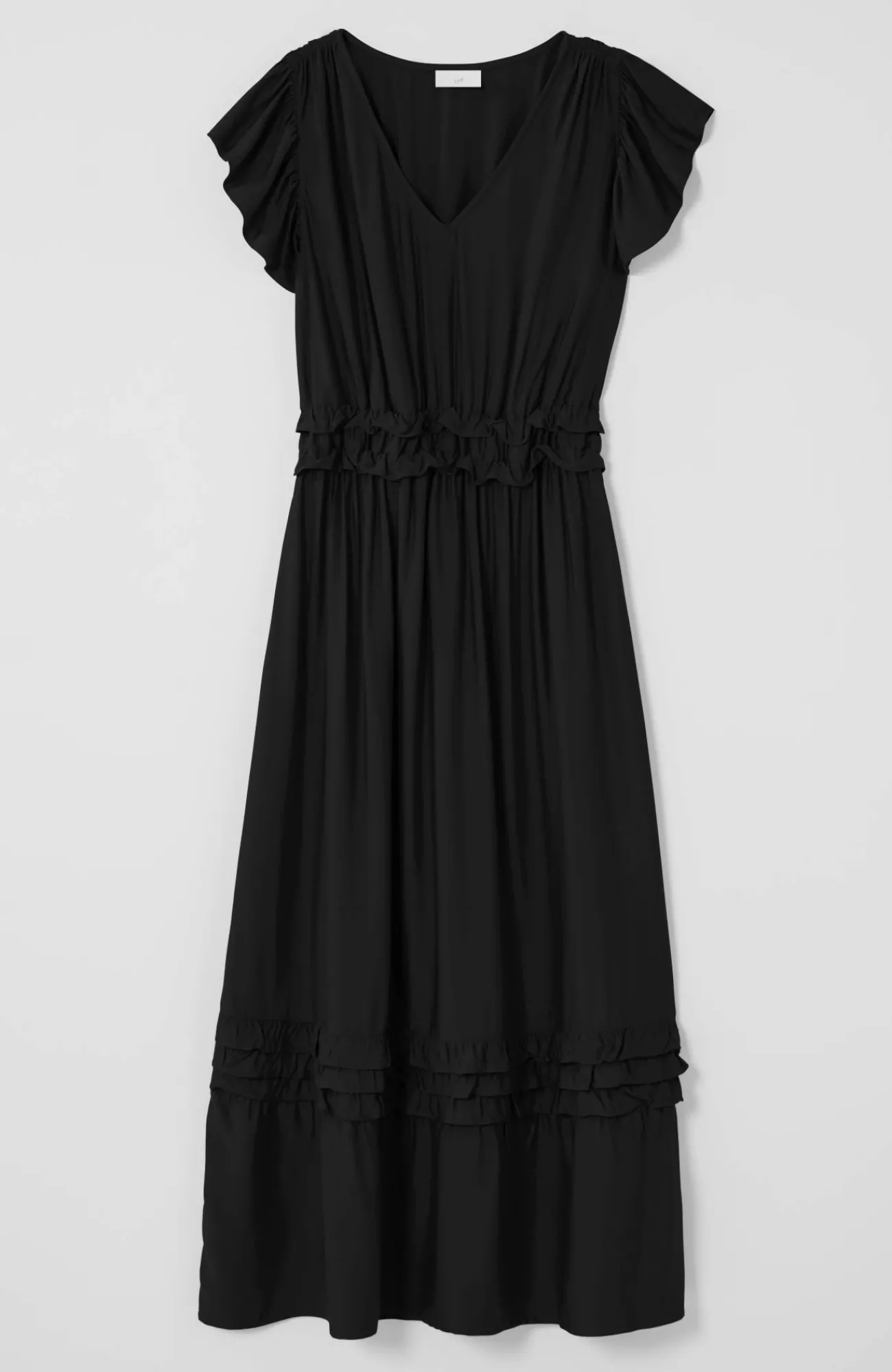 J.Jill Elevated Ruffle-Trimmed Midi Dress Online