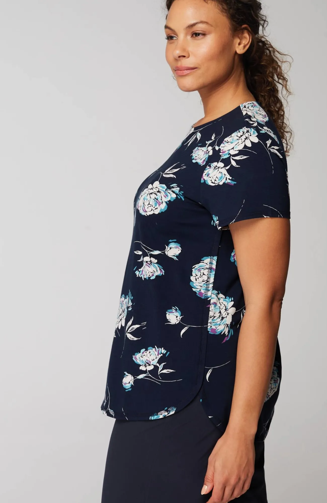 J.Jill Fit Progress Shirttail Tee Discount
