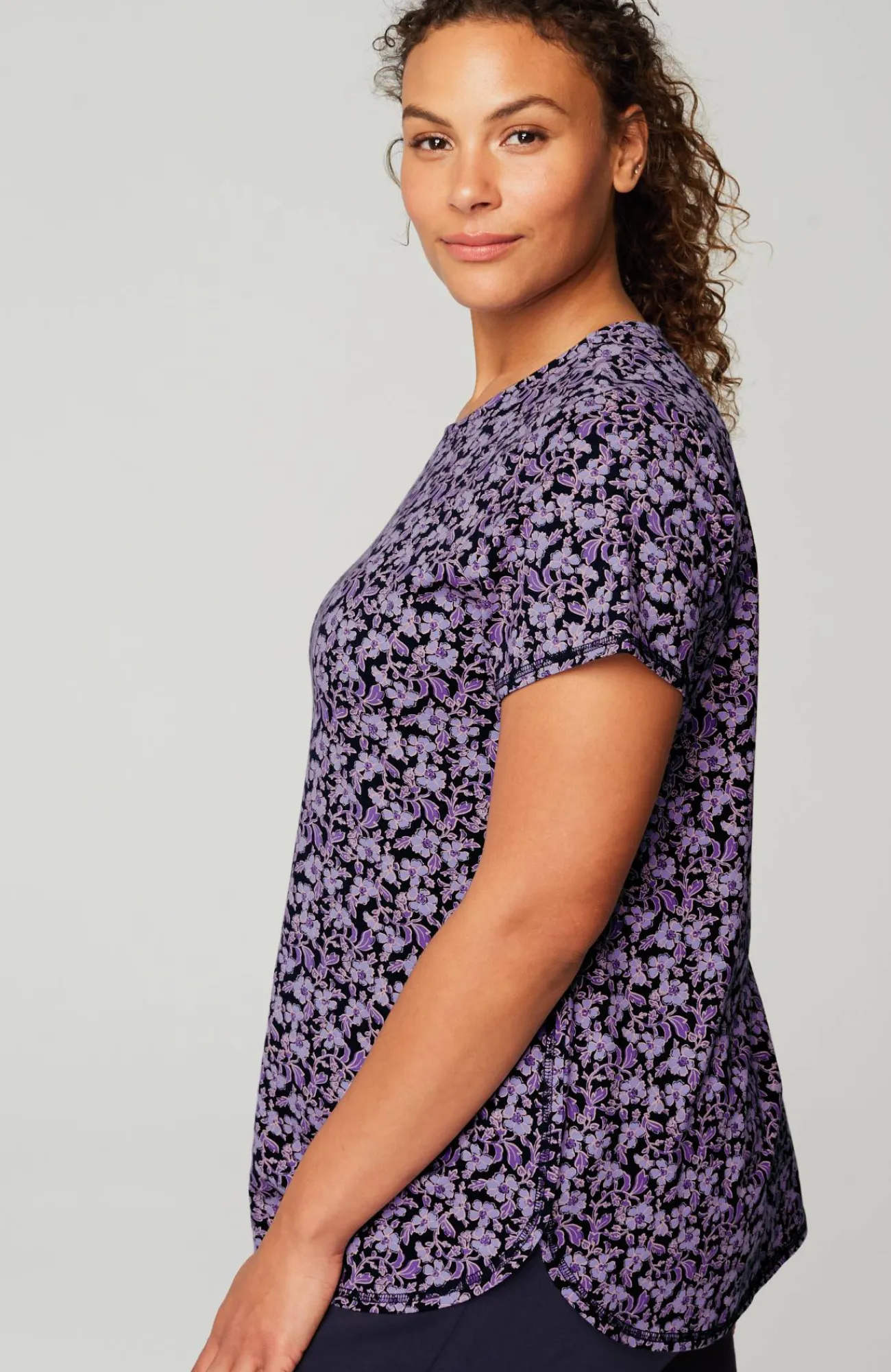 J.Jill Fit Progress Shirttail Tee Discount
