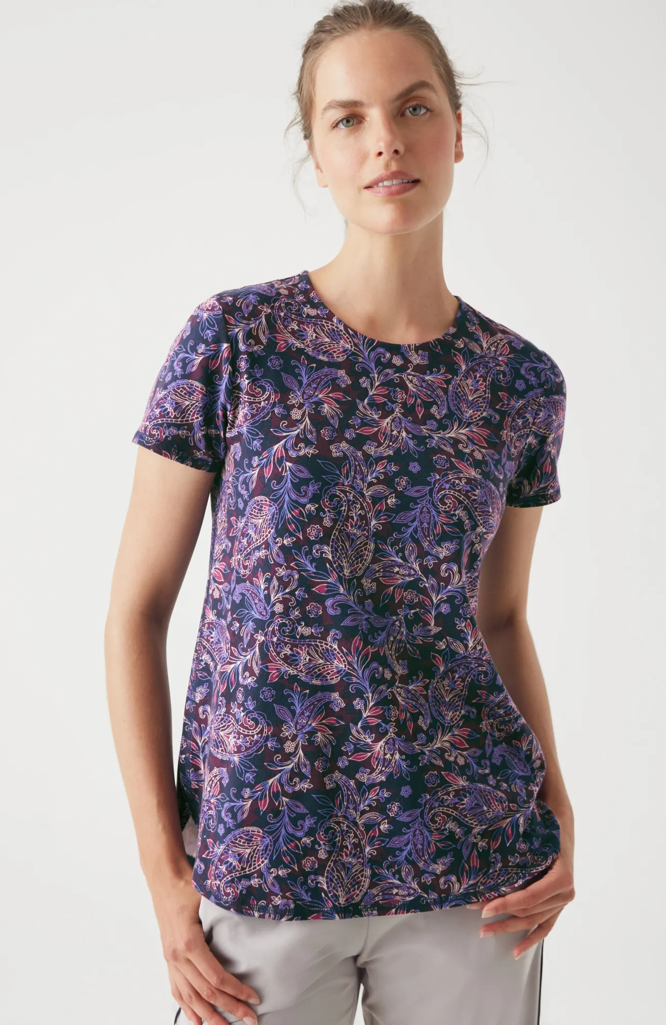 J.Jill Fit Progress Shirttail Tee Discount