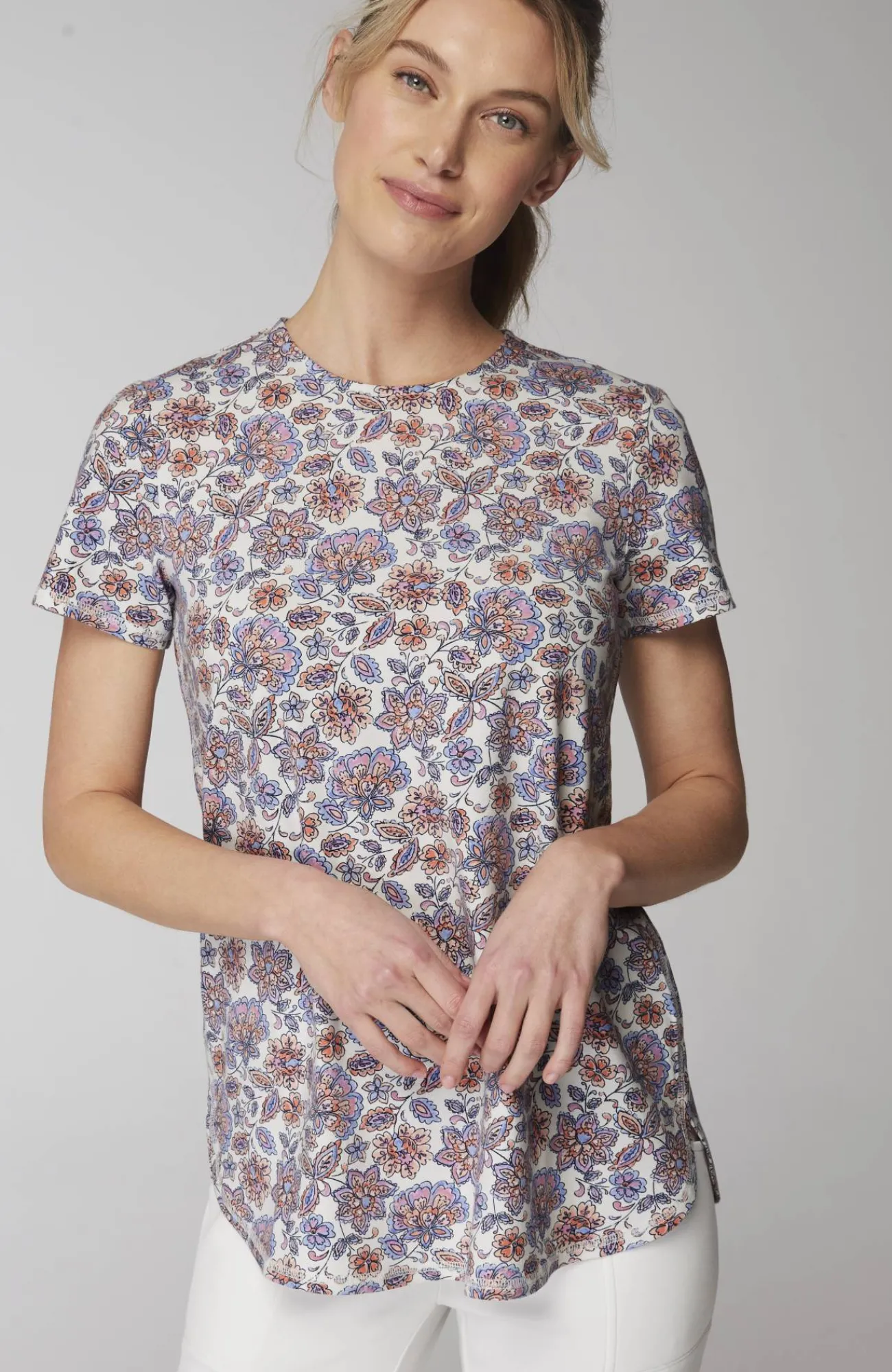 J.Jill Fit Progress Shirttail Tee Discount