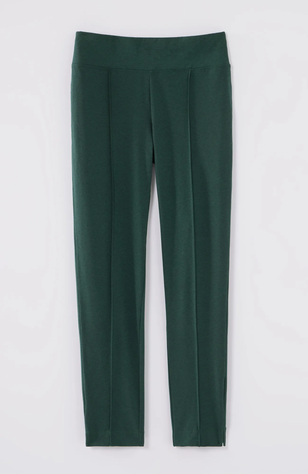 J.Jill Fit Supreme-Stretch Pintucked Slim-Leg Pants Pine Multi Shop