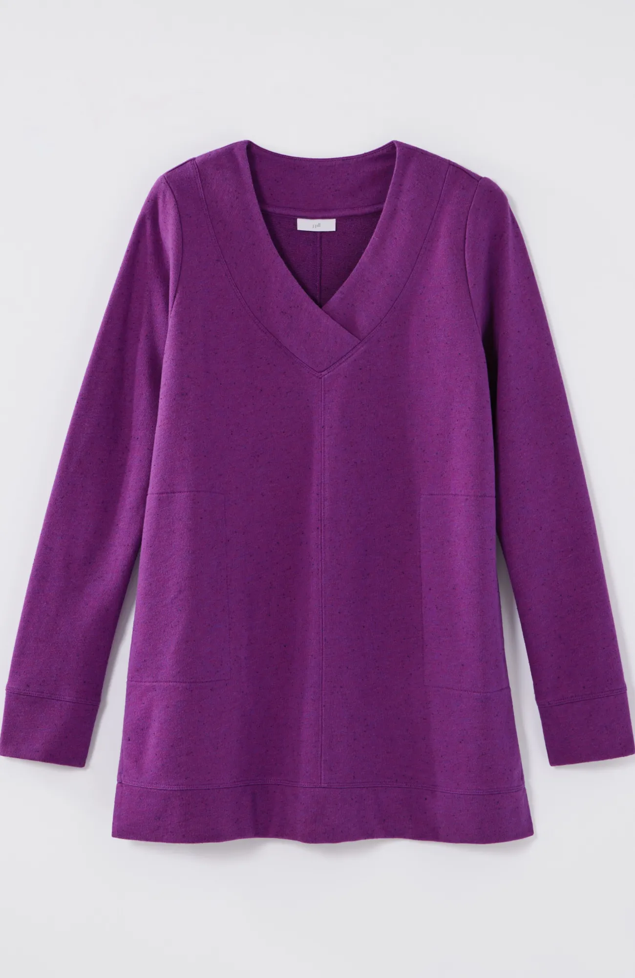 J.Jill Fit Tweeded French Terry Side-Slit Tunic Cheap