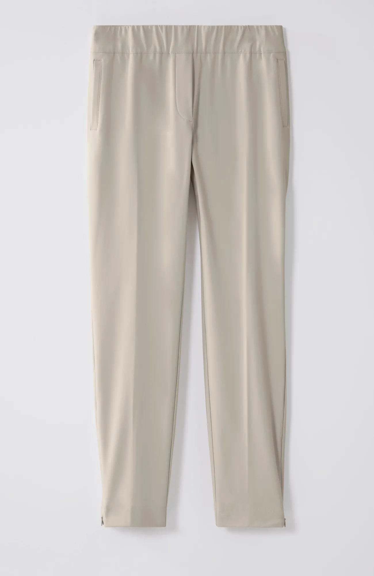 J.Jill Fit Zipped-Ankle Pants French Grey Discount