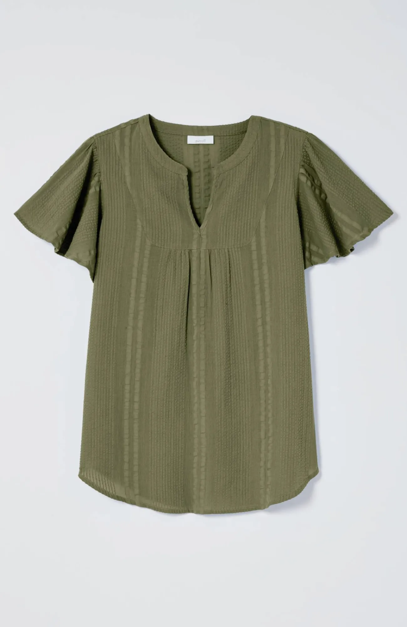J.Jill Geometrically Embroidered Textured Top Shop