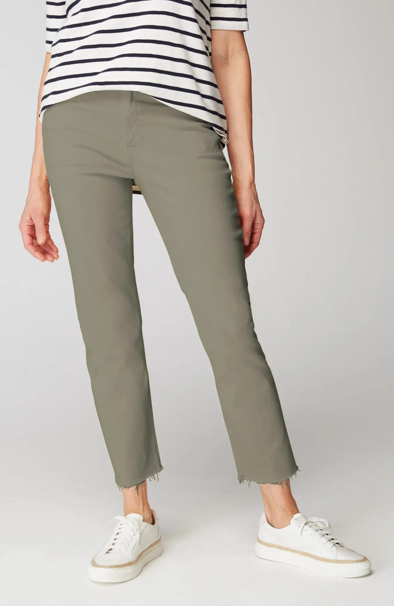 J.Jill High-Rise Fringe-Hem Crops Shop