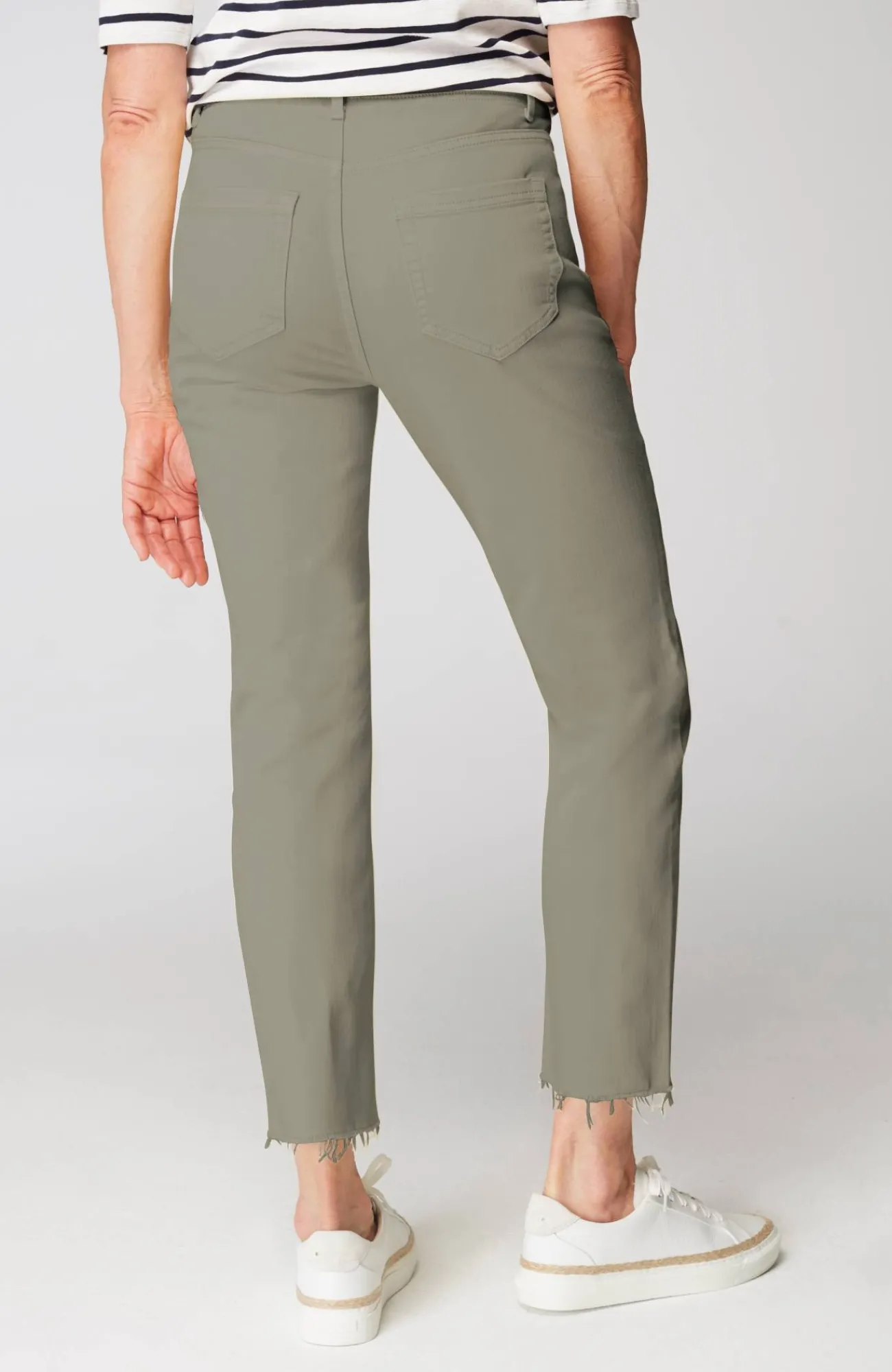 J.Jill High-Rise Fringe-Hem Crops Shop
