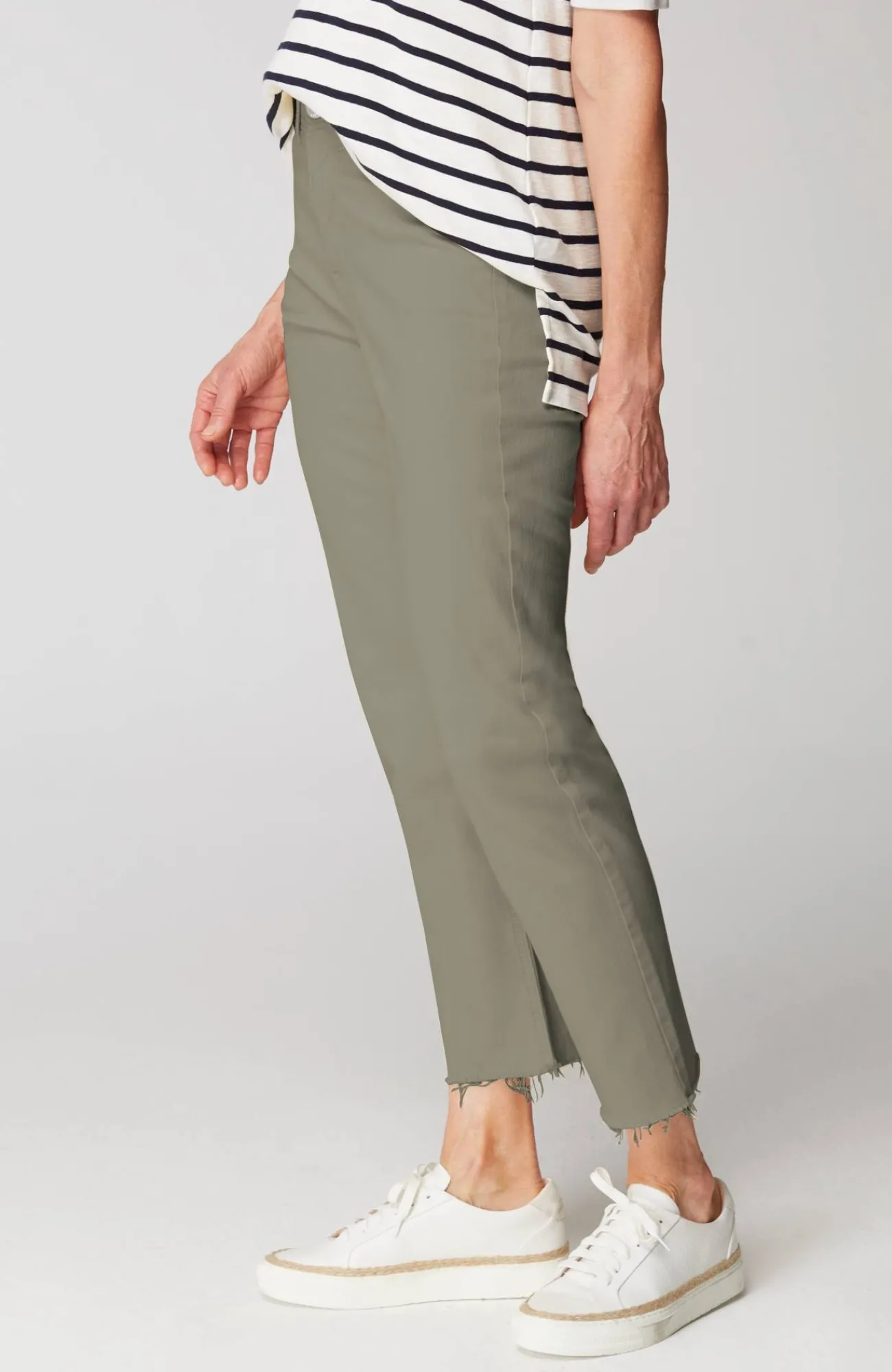 J.Jill High-Rise Fringe-Hem Crops Shop