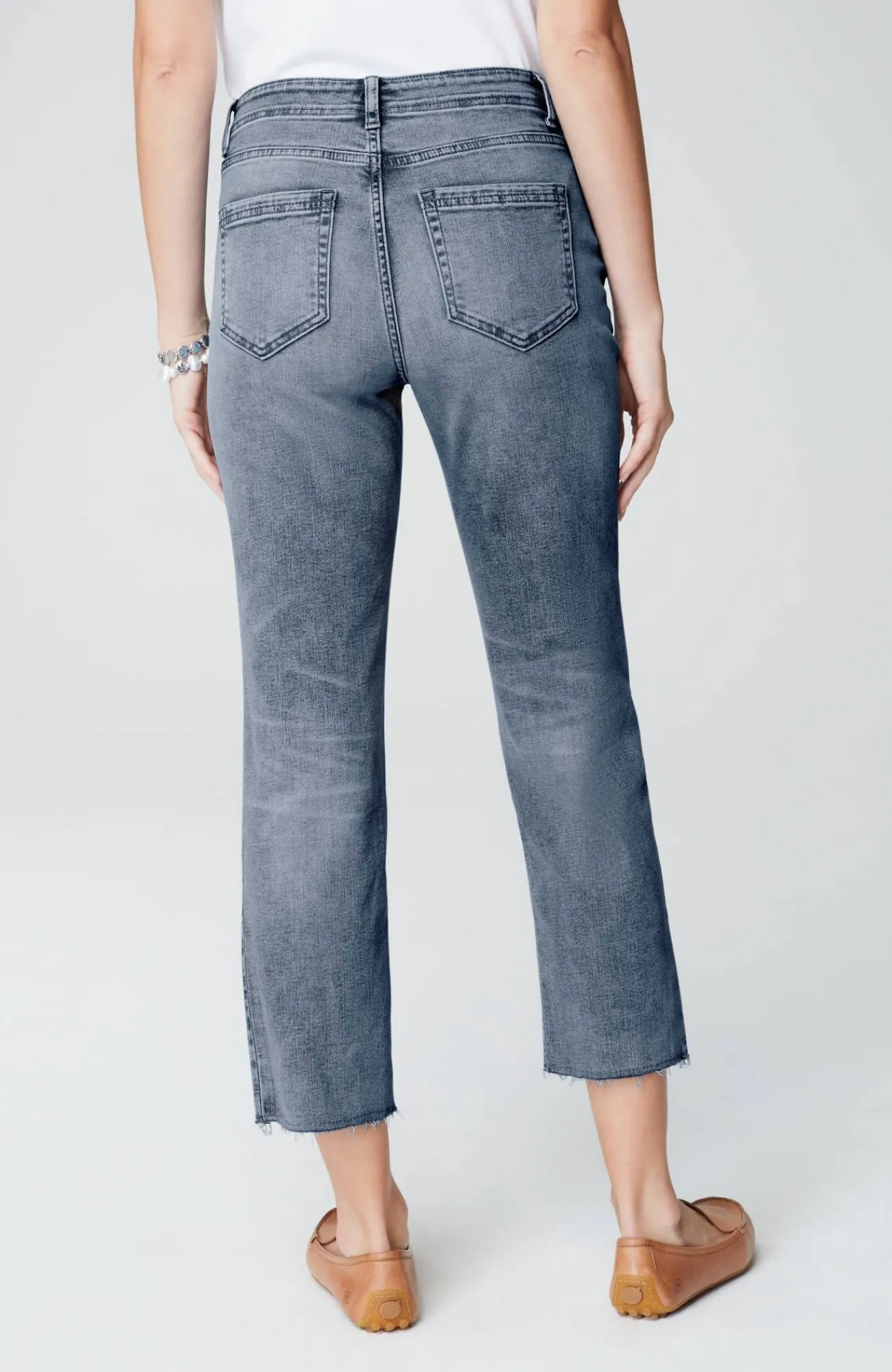 J.Jill High-Rise Fringe-Hem Crops Shop