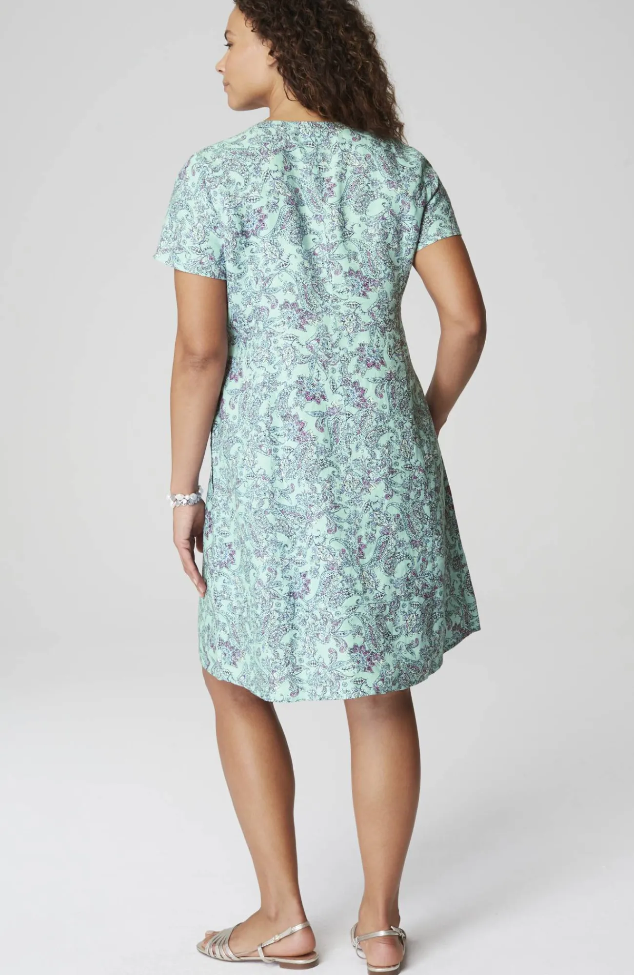 J.Jill Linen V-Neck Dress Store