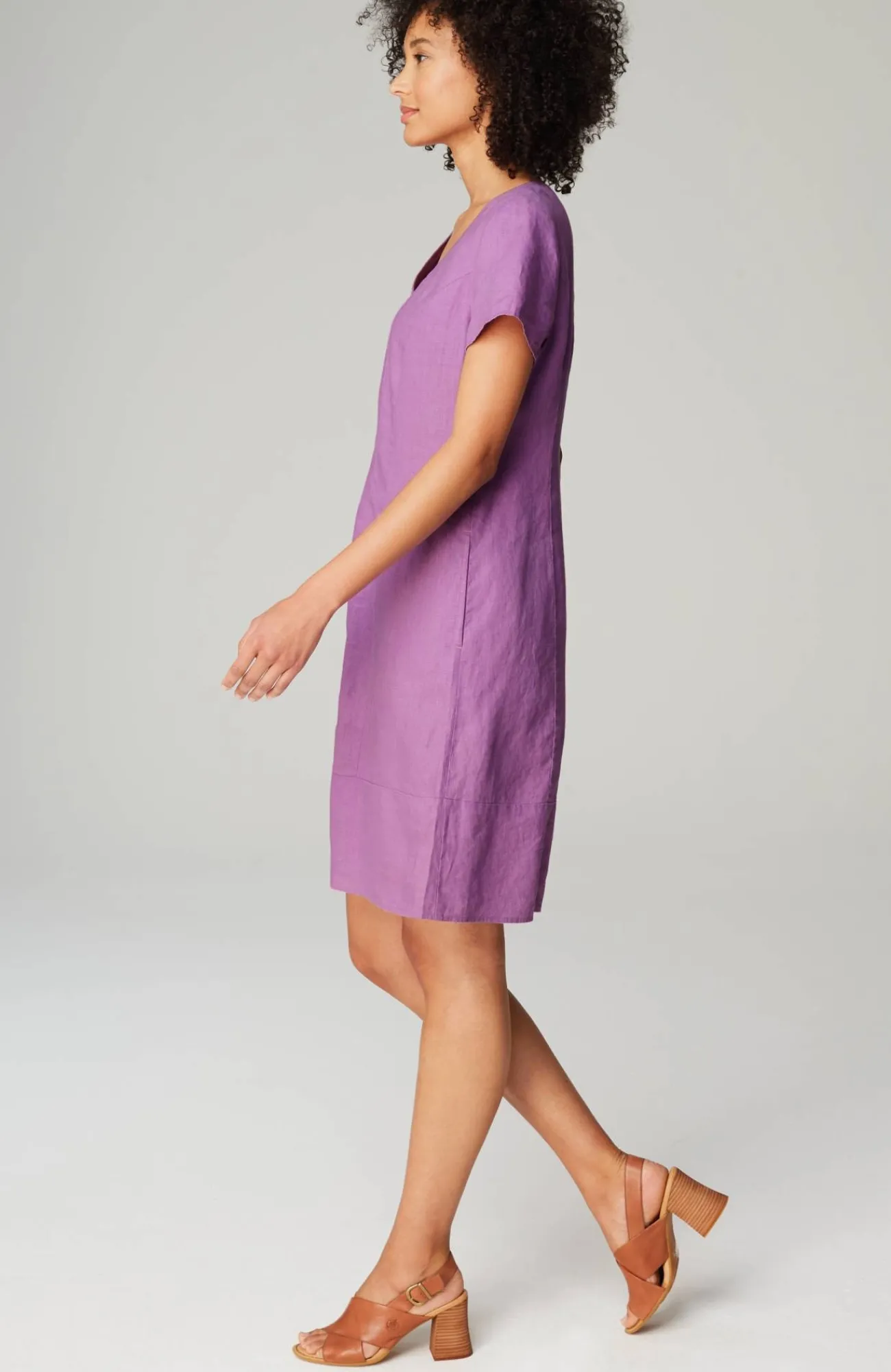 J.Jill Linen V-Neck Dress Store