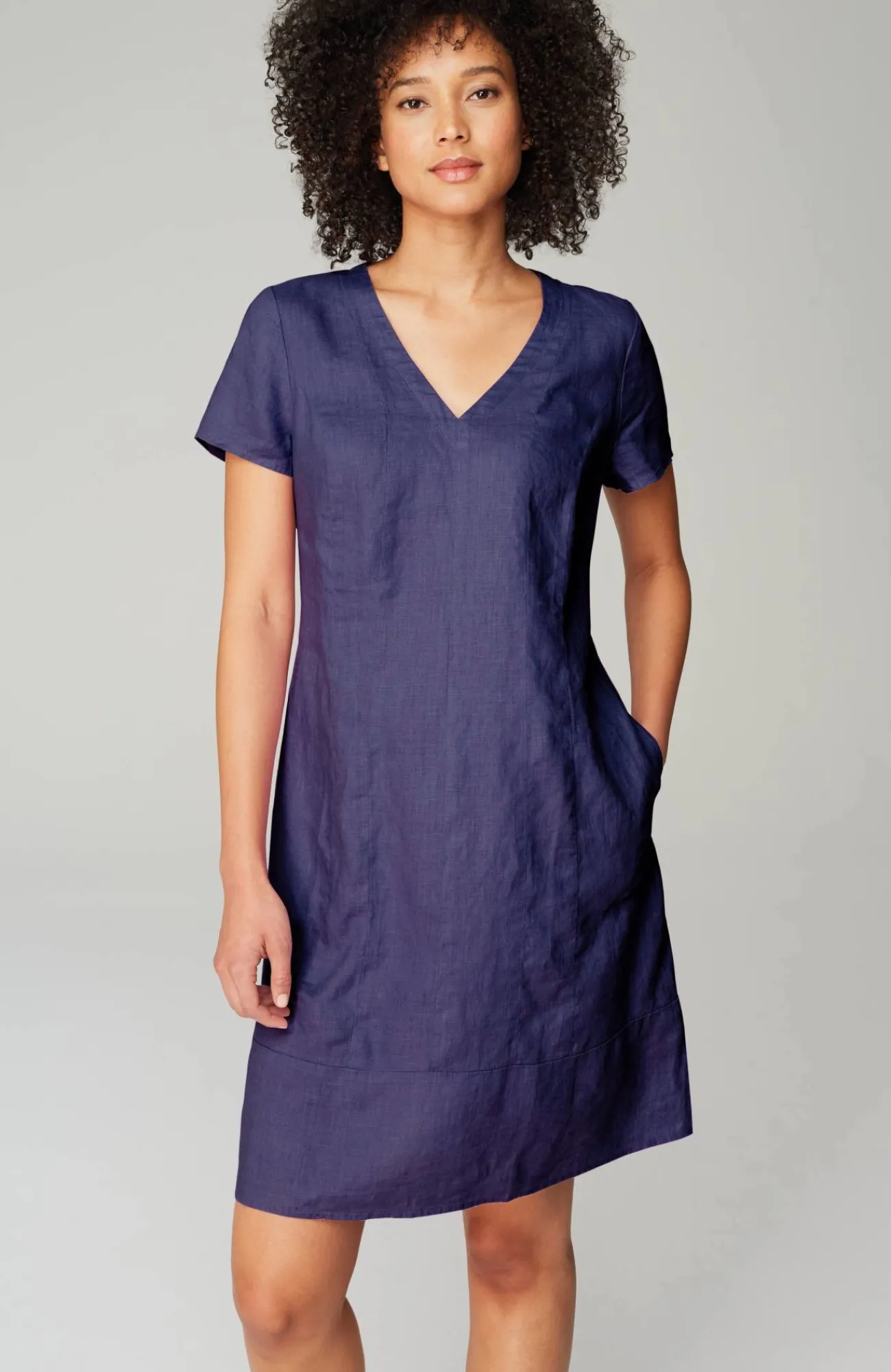 J.Jill Linen V-Neck Dress Store