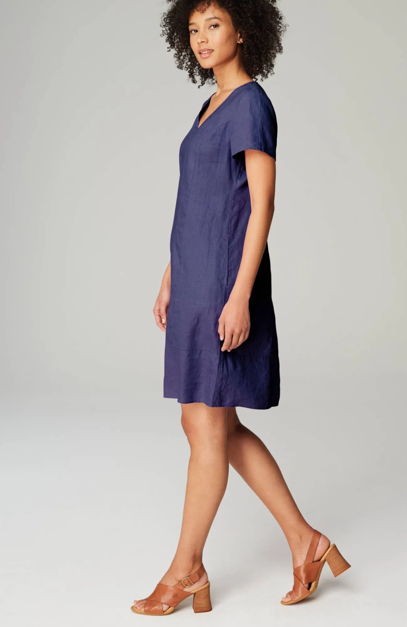 J.Jill Linen V-Neck Dress Store