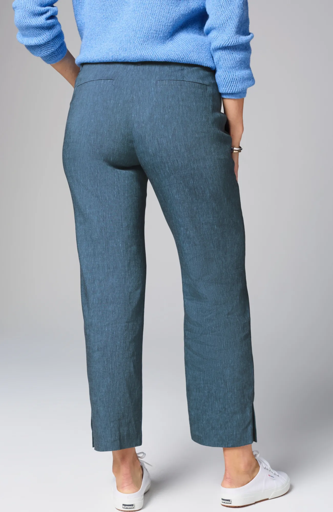 J.Jill Linen-Stretch Straight-Leg Crops Best