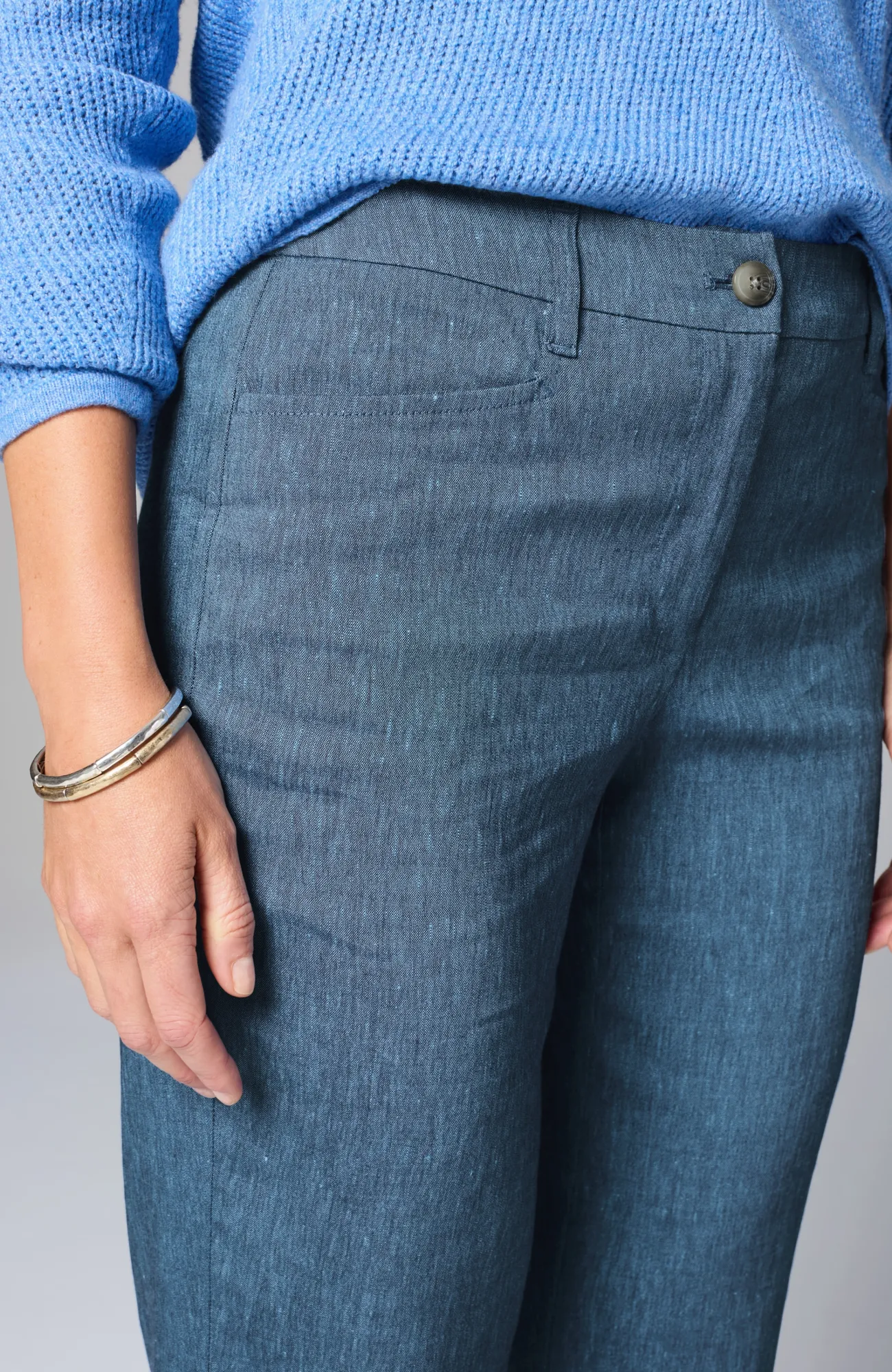 J.Jill Linen-Stretch Straight-Leg Crops Best