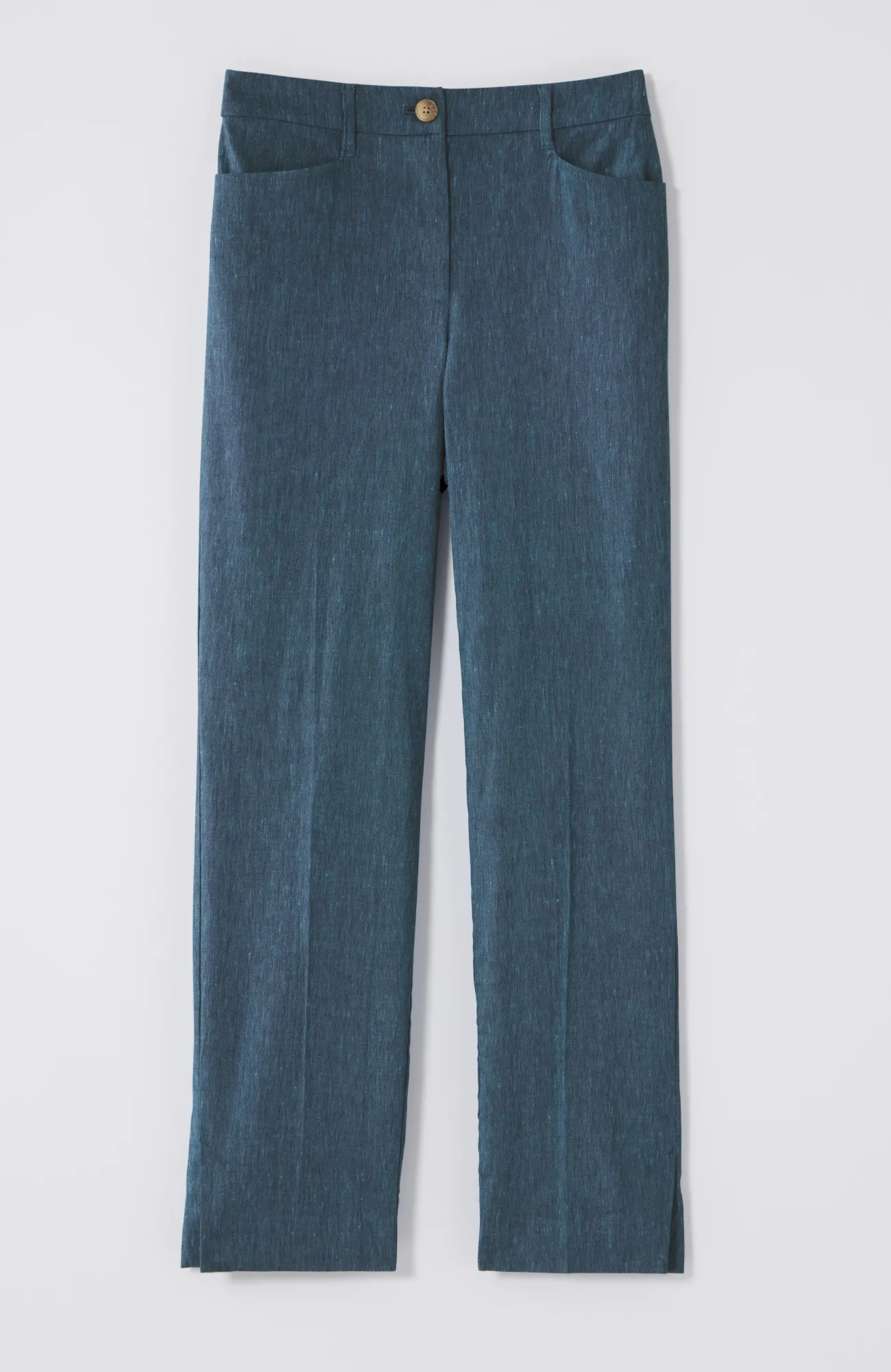 J.Jill Linen-Stretch Straight-Leg Crops Best