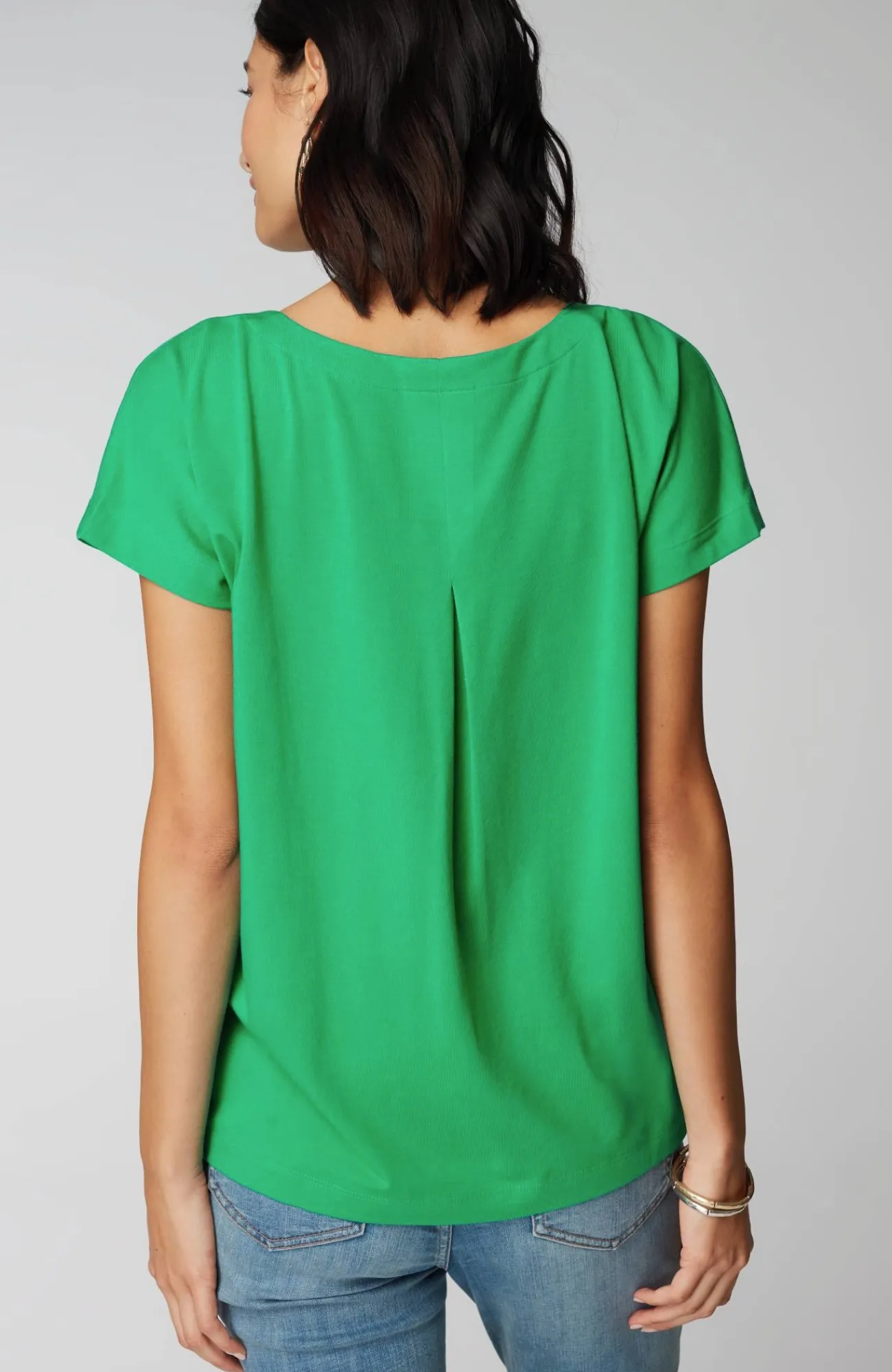 J.Jill Luxe Supima® Pleat-Back Tee Online