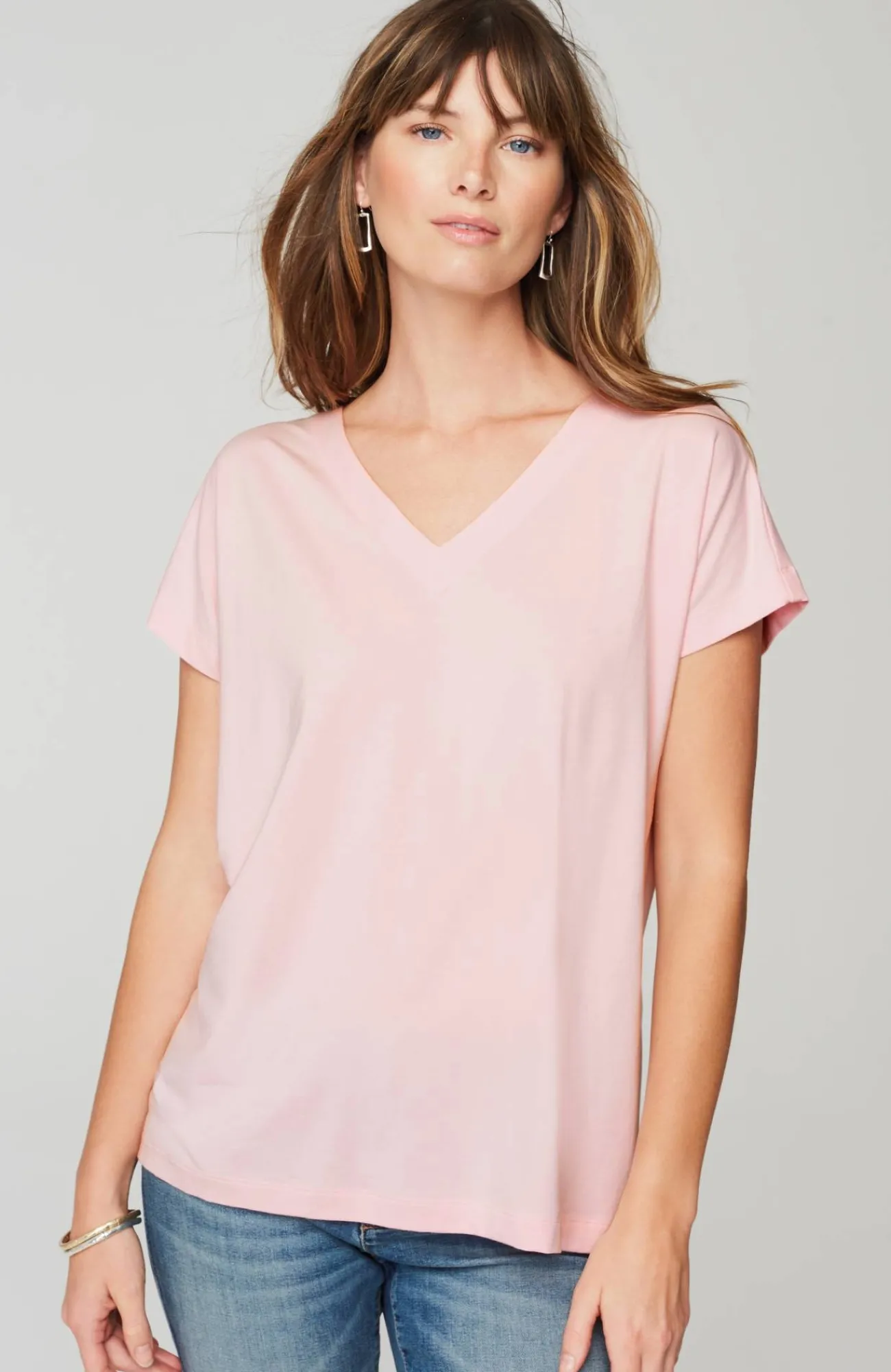 J.Jill Luxe Supima® Pleat-Back Tee Online
