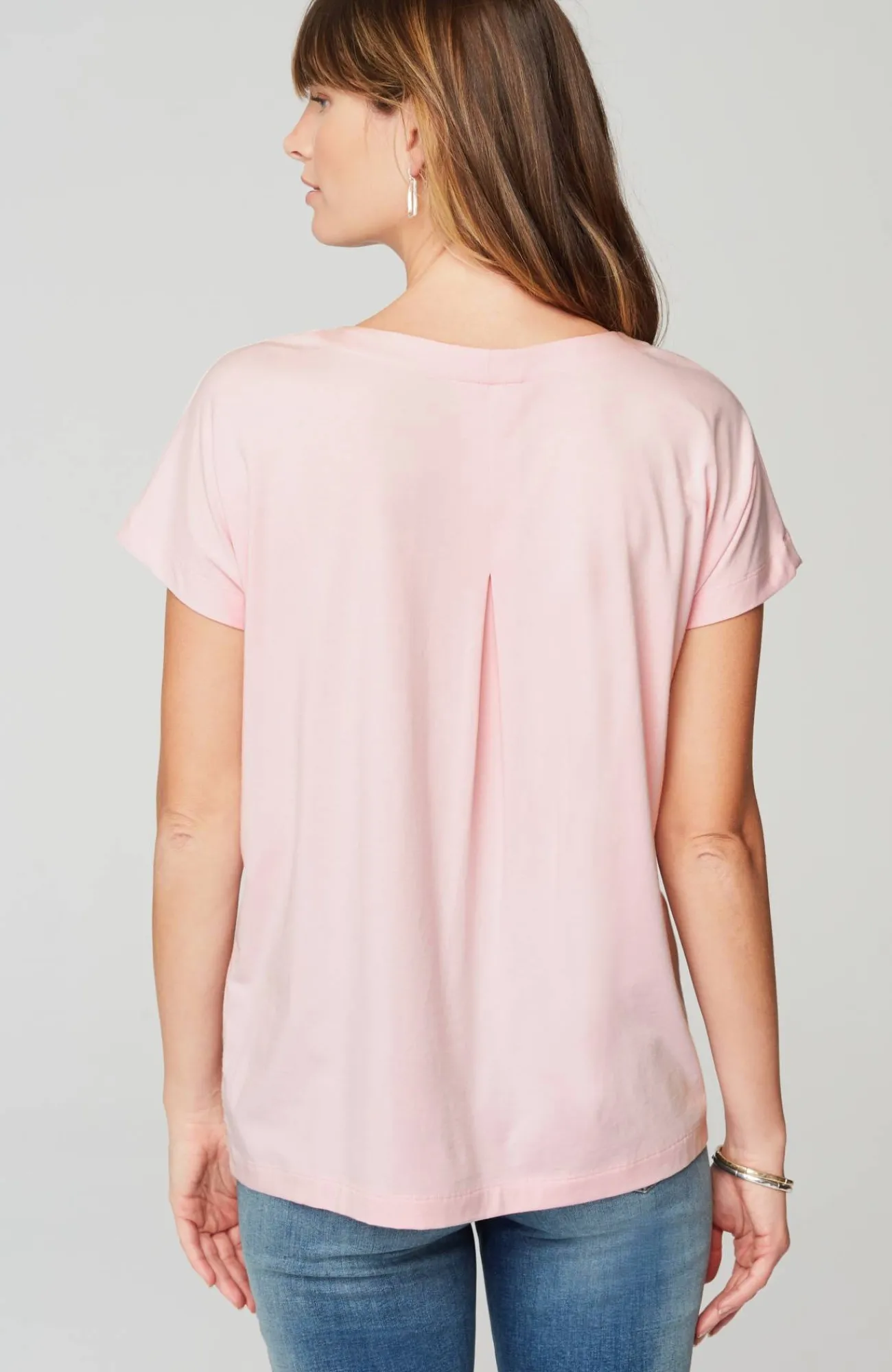 J.Jill Luxe Supima® Pleat-Back Tee Online