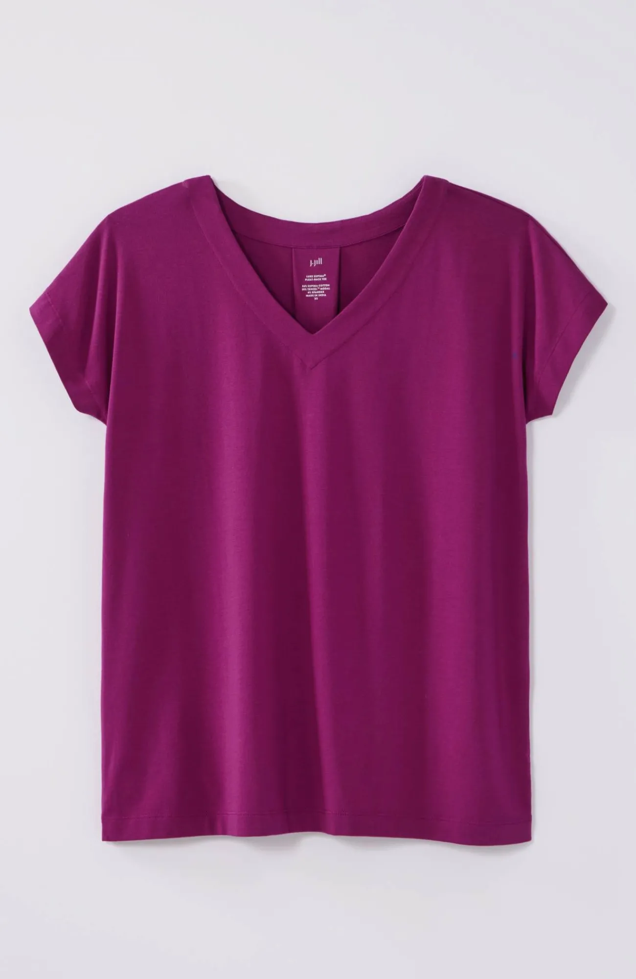 J.Jill Luxe Supima® Pleat-Back Tee Online