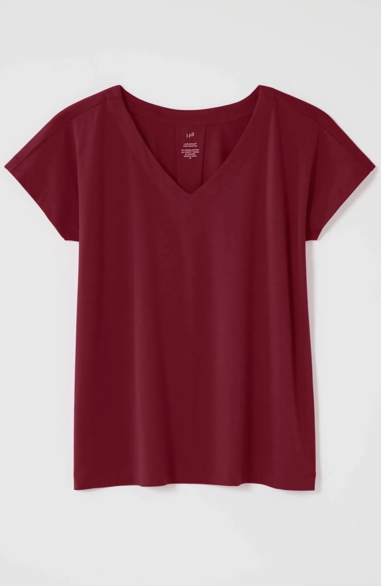 J.Jill Luxe Supima® Pleat-Back Tee Online