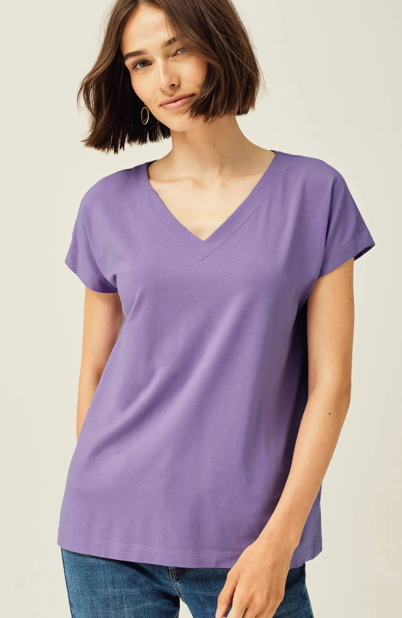 J.Jill Luxe Supima® Pleat-Back Tee Online