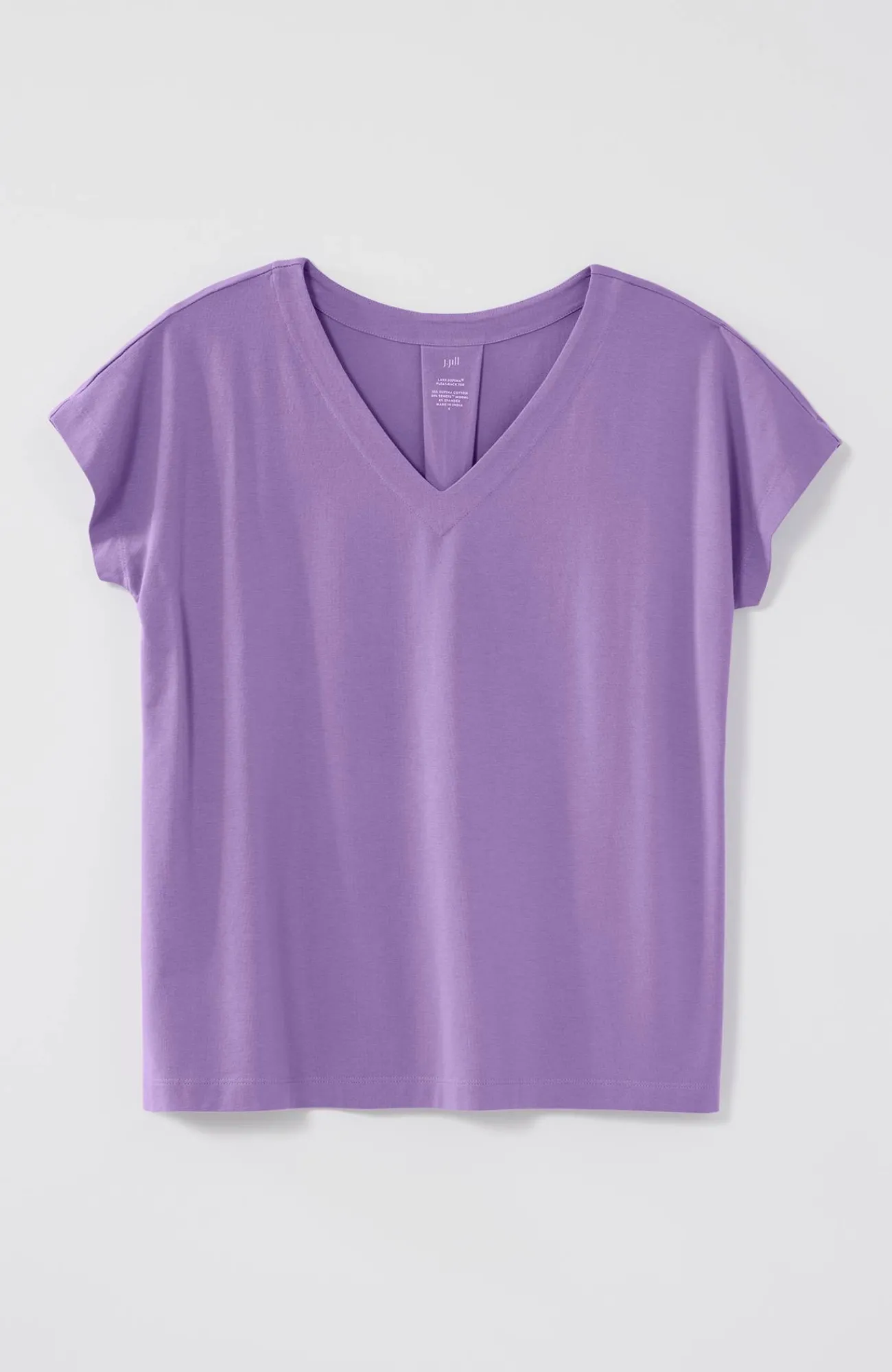 J.Jill Luxe Supima® Pleat-Back Tee Online
