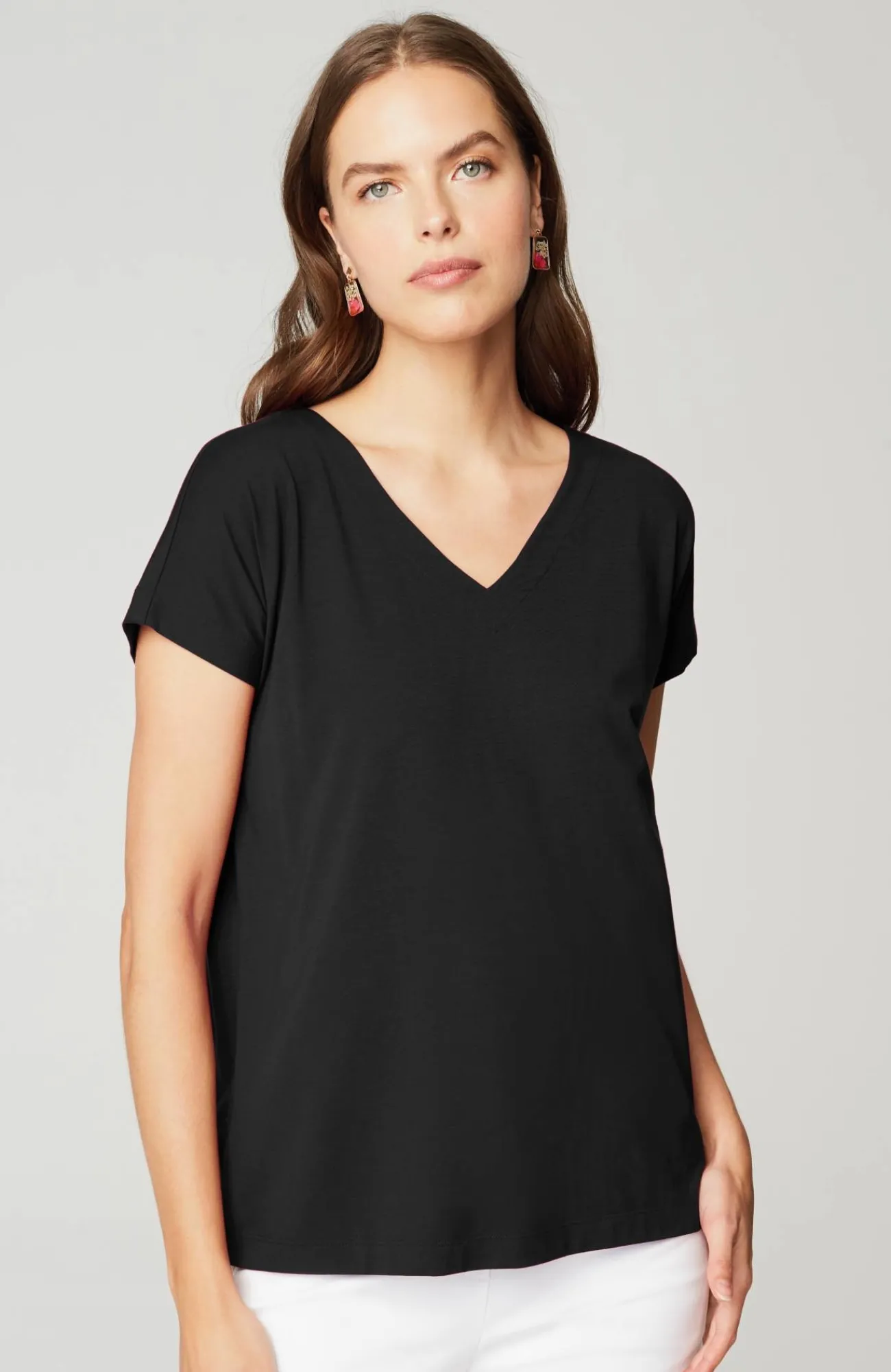 J.Jill Luxe Supima® Pleat-Back Tee Online