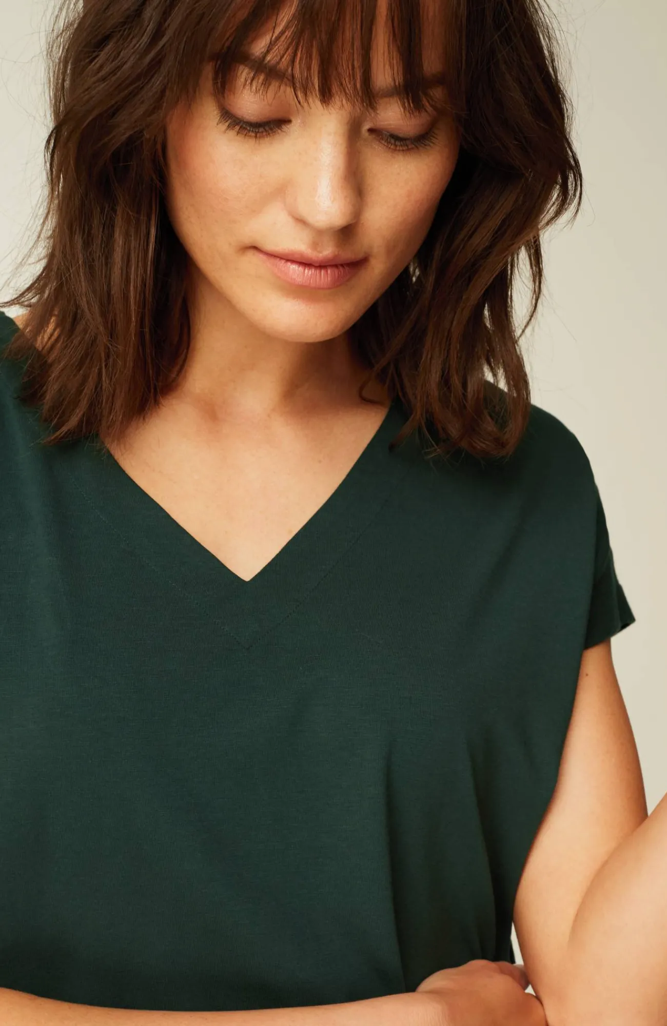 J.Jill Luxe Supima® Pleat-Back Tee Online