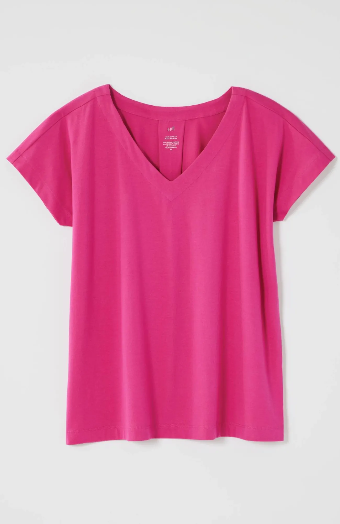 J.Jill Luxe Supima® Pleat-Back Tee Online
