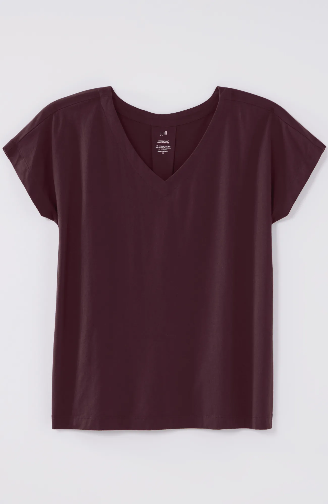 J.Jill Luxe Supima® Pleat-Back Tee Online