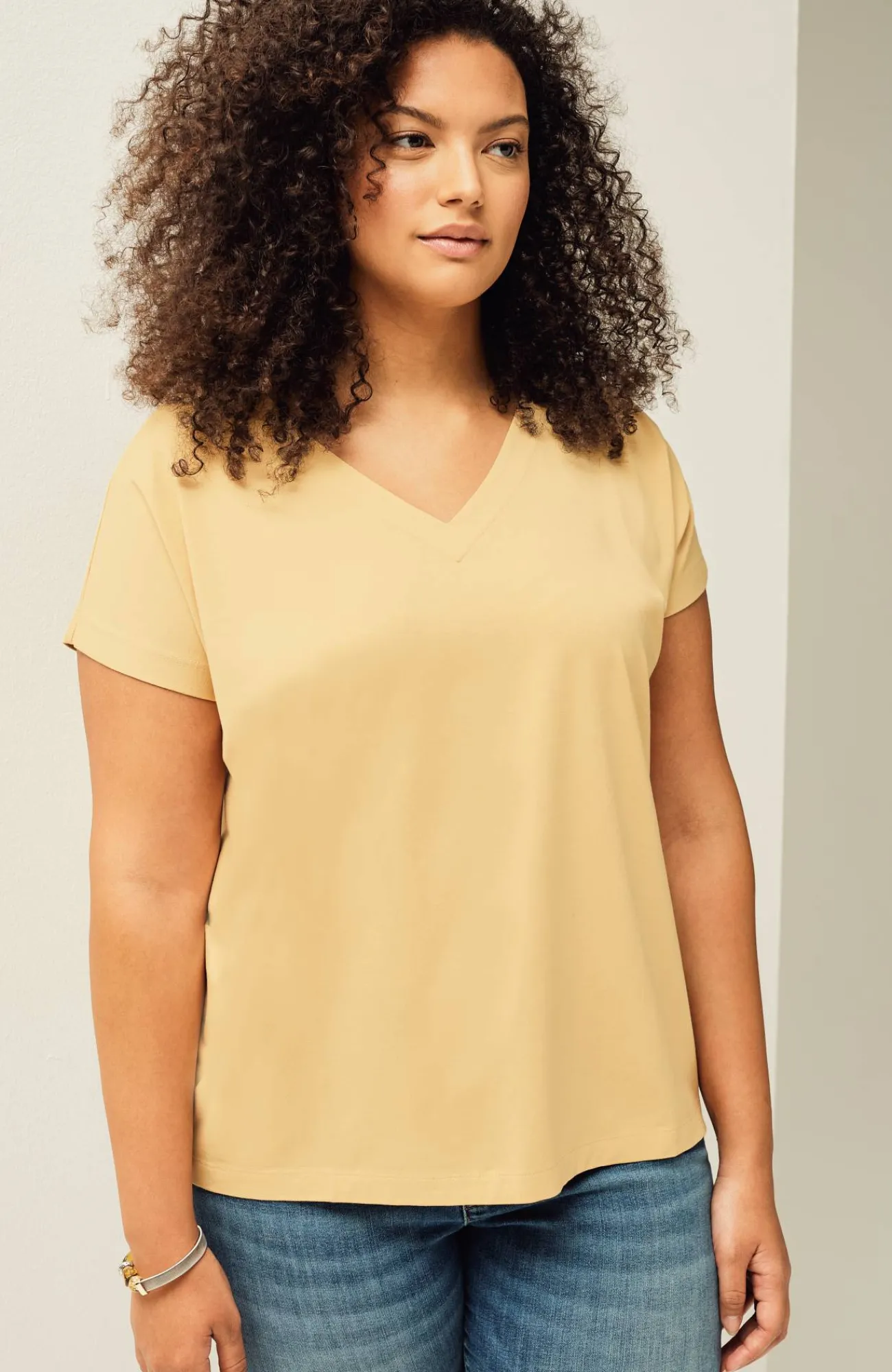 J.Jill Luxe Supima® Pleat-Back Tee Online