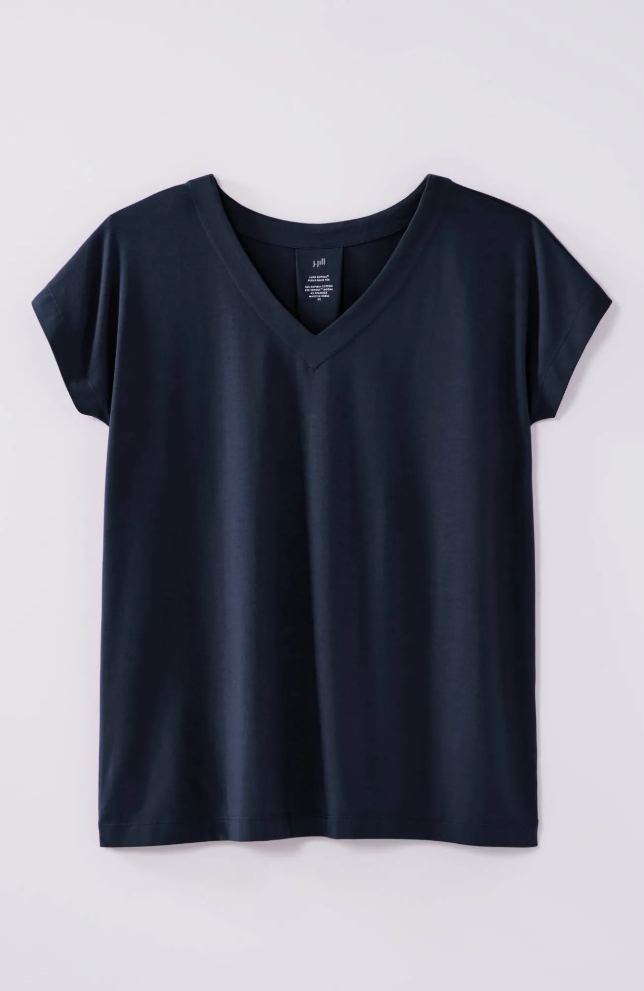 J.Jill Luxe Supima® Pleat-Back Tee Online