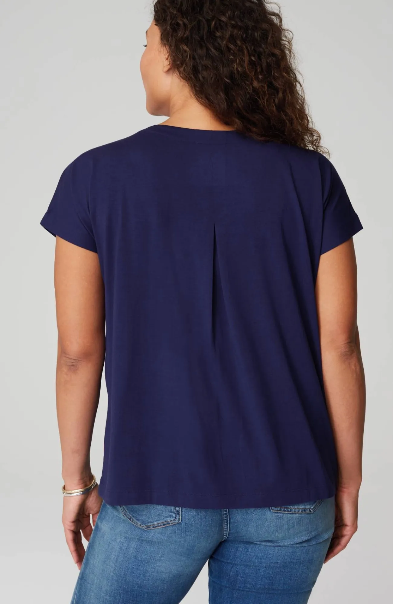 J.Jill Luxe Supima® Pleat-Back Tee Online