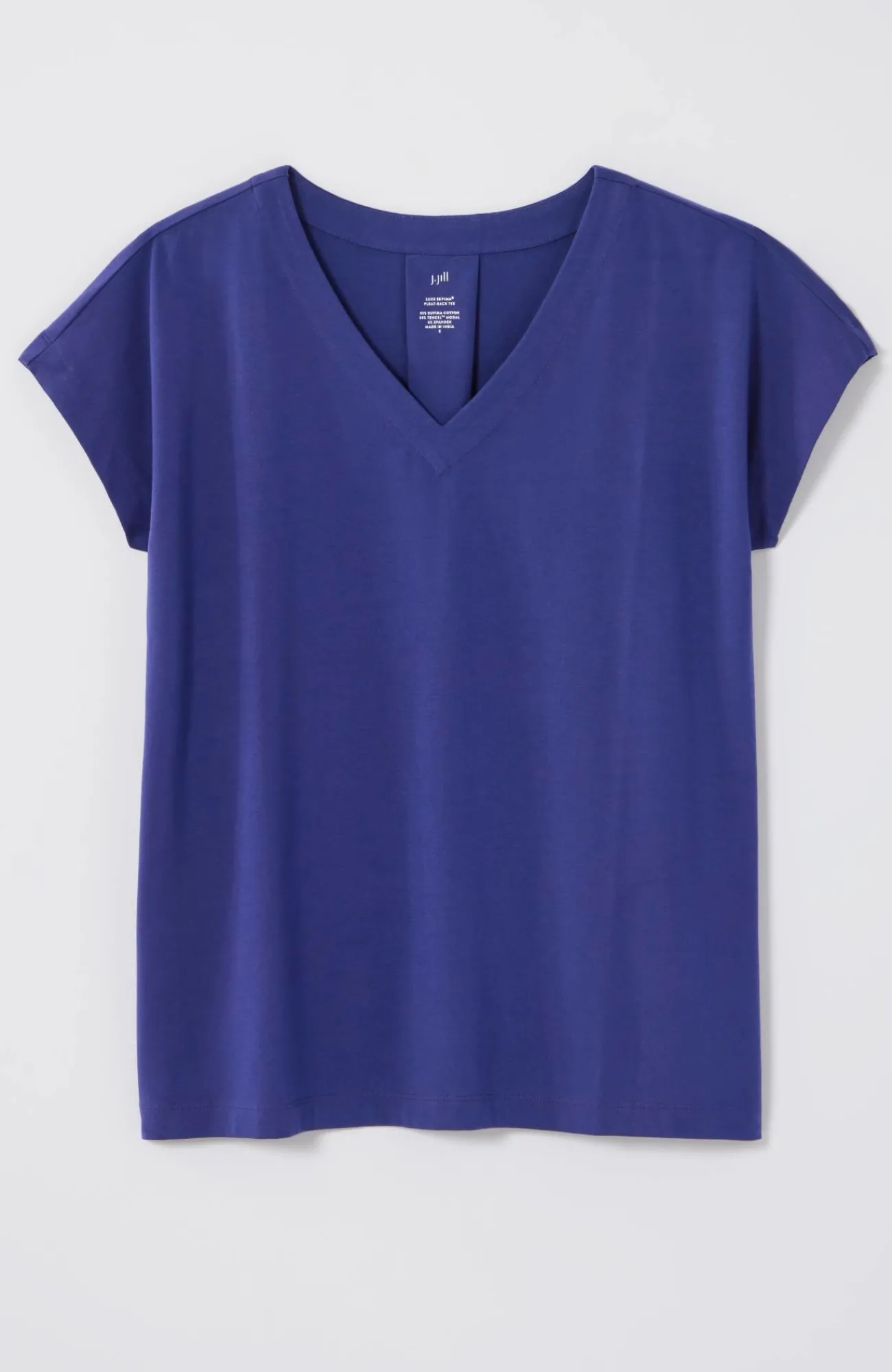 J.Jill Luxe Supima® Pleat-Back Tee Online