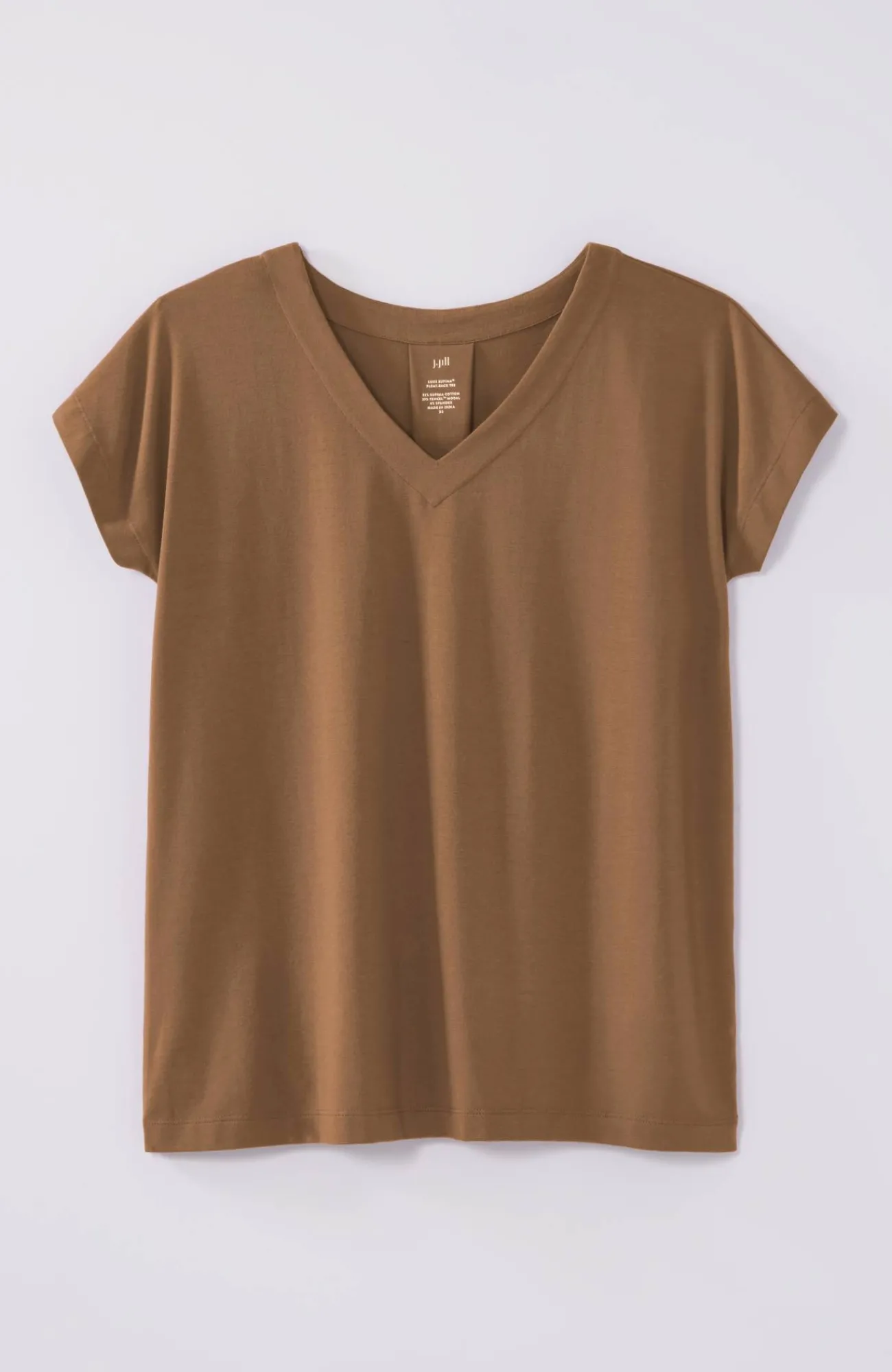J.Jill Luxe Supima® Pleat-Back Tee Online